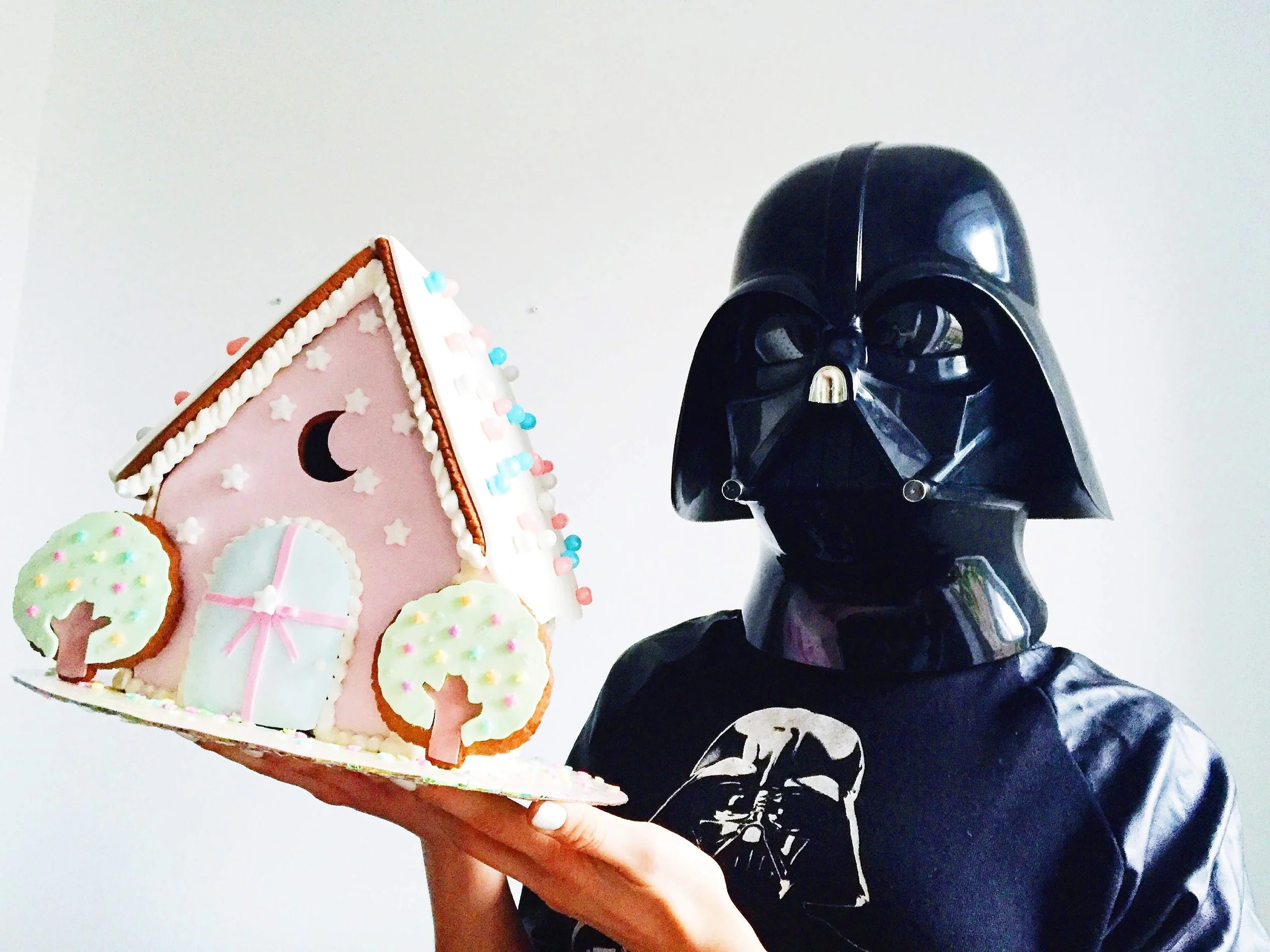 Melissa as Darth Vader