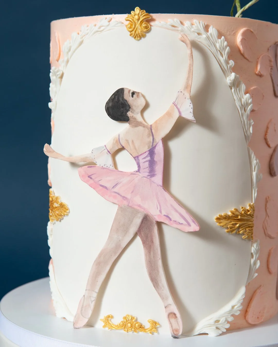 Ballet themed birthday cake 