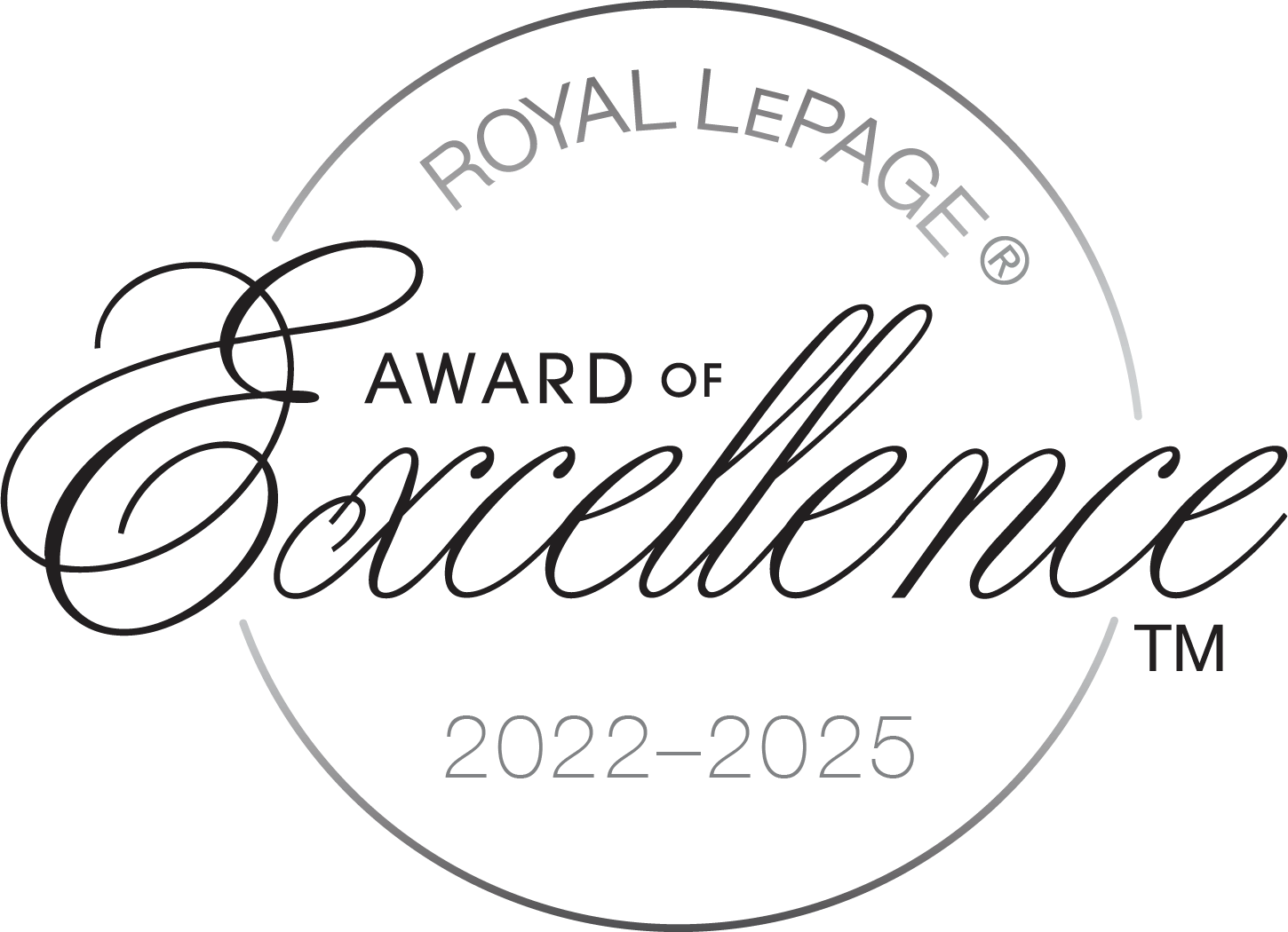 Royal LePage Award of Excellence 2022-2025