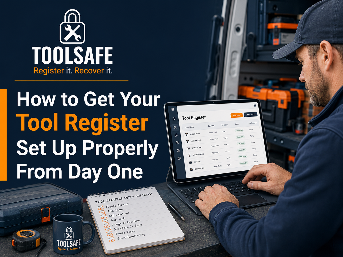 How to Get Your Tool Register Set Up Properly From Day One