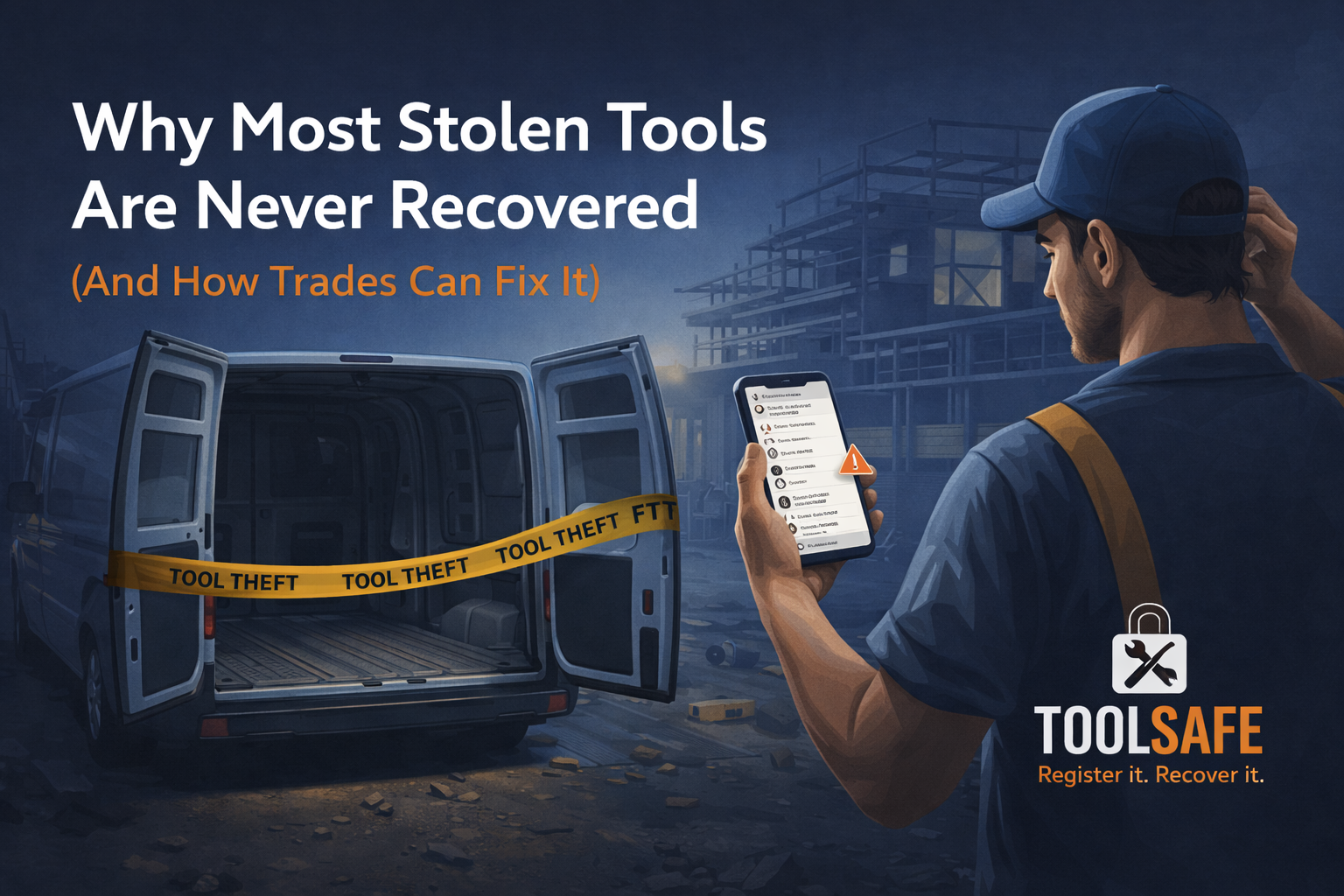 Why Most Stolen Tools Are Never Recovered (And How Trades Can Fix It)