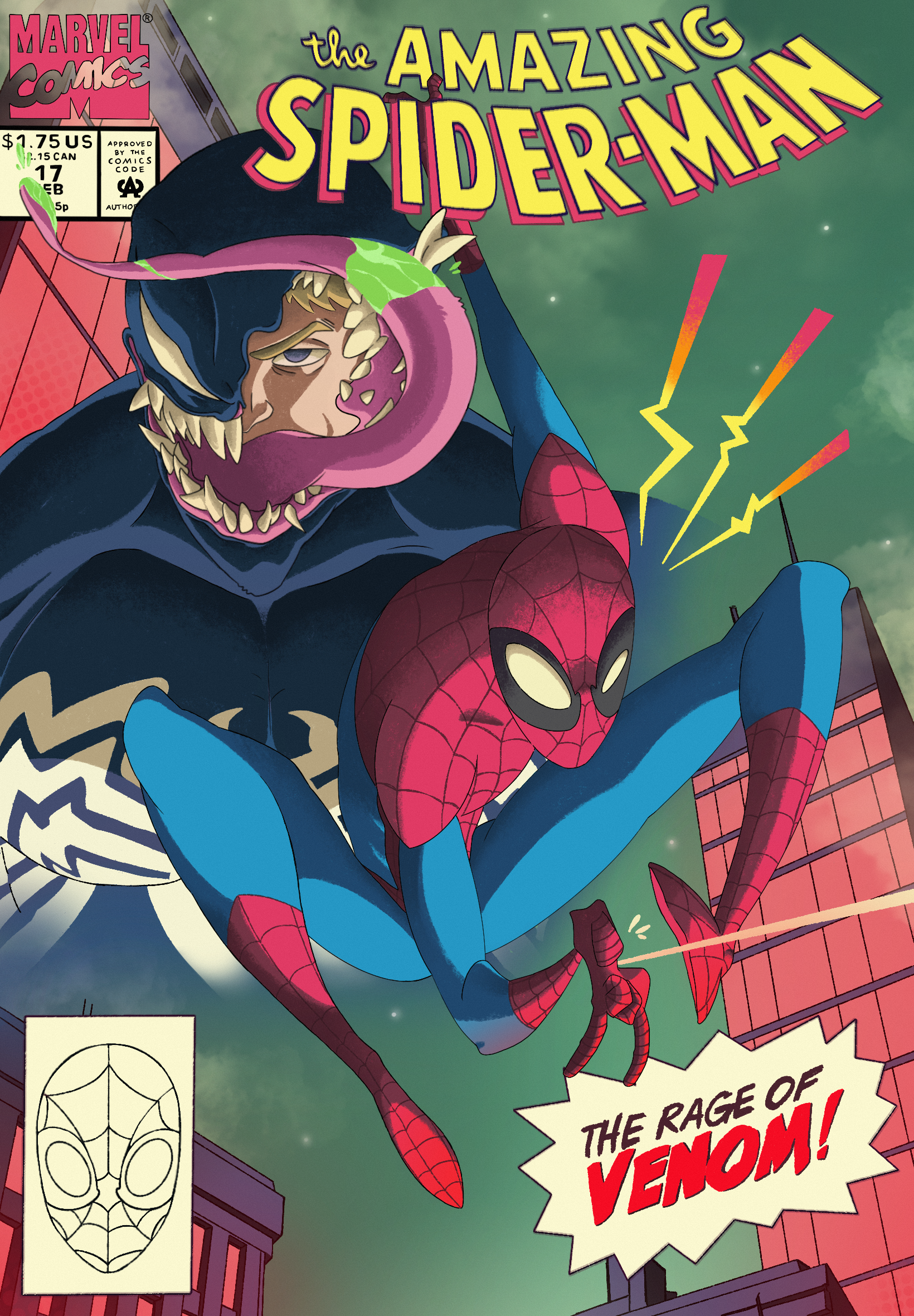 The Rage of Venom Print