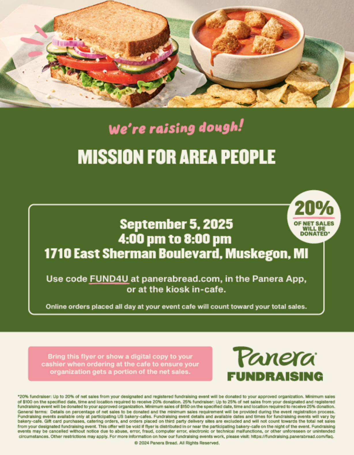 TODAY’S THE DAY — We’re Raising Dough for a Great Cause!