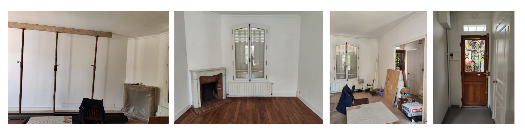 Photos avant travaux du rez-de-chaussée d'une maison à Champigny-sur-Marne avant son projet de rénovation totale.