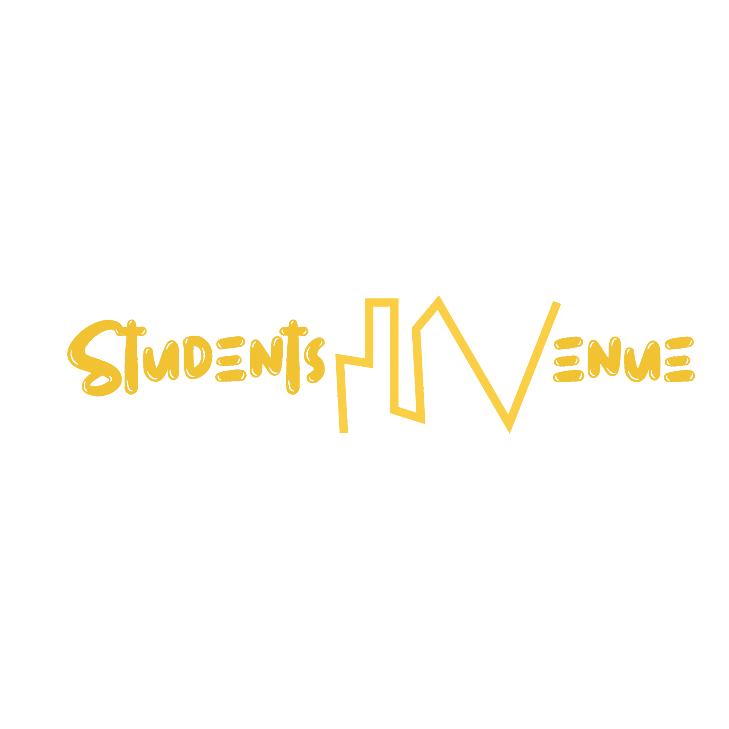 Multiple yellow handwritten-style text signs that read: "Sign", "Content", and "Design", arranged vertically on a black background.