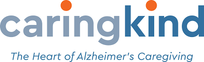 Caring kind logo with the slogan 'The Heart of Alzheimer's Caregiving'