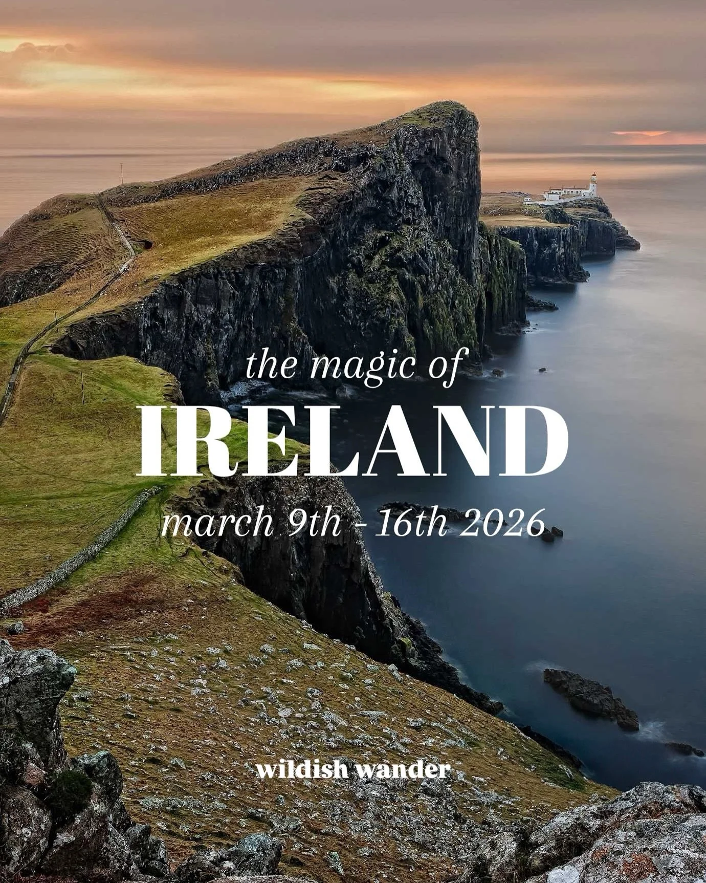 Ever wanted to visit Ireland?! Now&rsquo;s your chance! Come discover all Ireland and Northern Ireland has to offer March 9-16th, 2026! You only need to pay a $250 deposit to secure your spot and those who book by June 23rd will receive an early bird