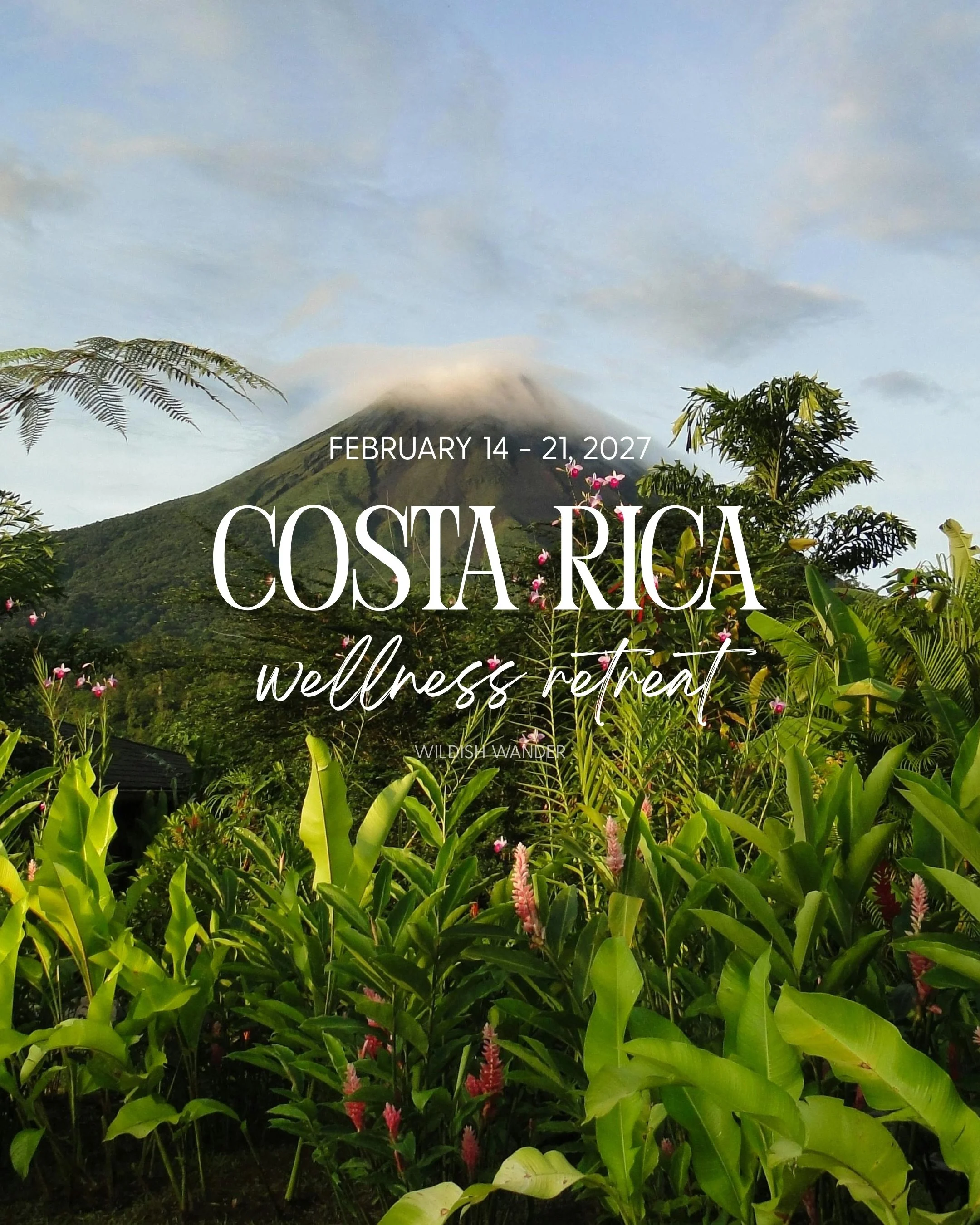 🌿 We have a few spots left on our women only Pura Vida Wellness Retreat in Costa Rica 🌊✨

February 14&ndash;21, 2027
Costa Rica 🇨🇷

An 8-day wellness escape designed for the woman ready to slow down, reconnect, and fully embrace the beauty of pur