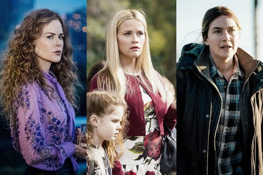 The murder women of HBO Photo illustration by Slate. Photos by Niko Tavernise/HBO, HBO and Michele K. Short/HBO.