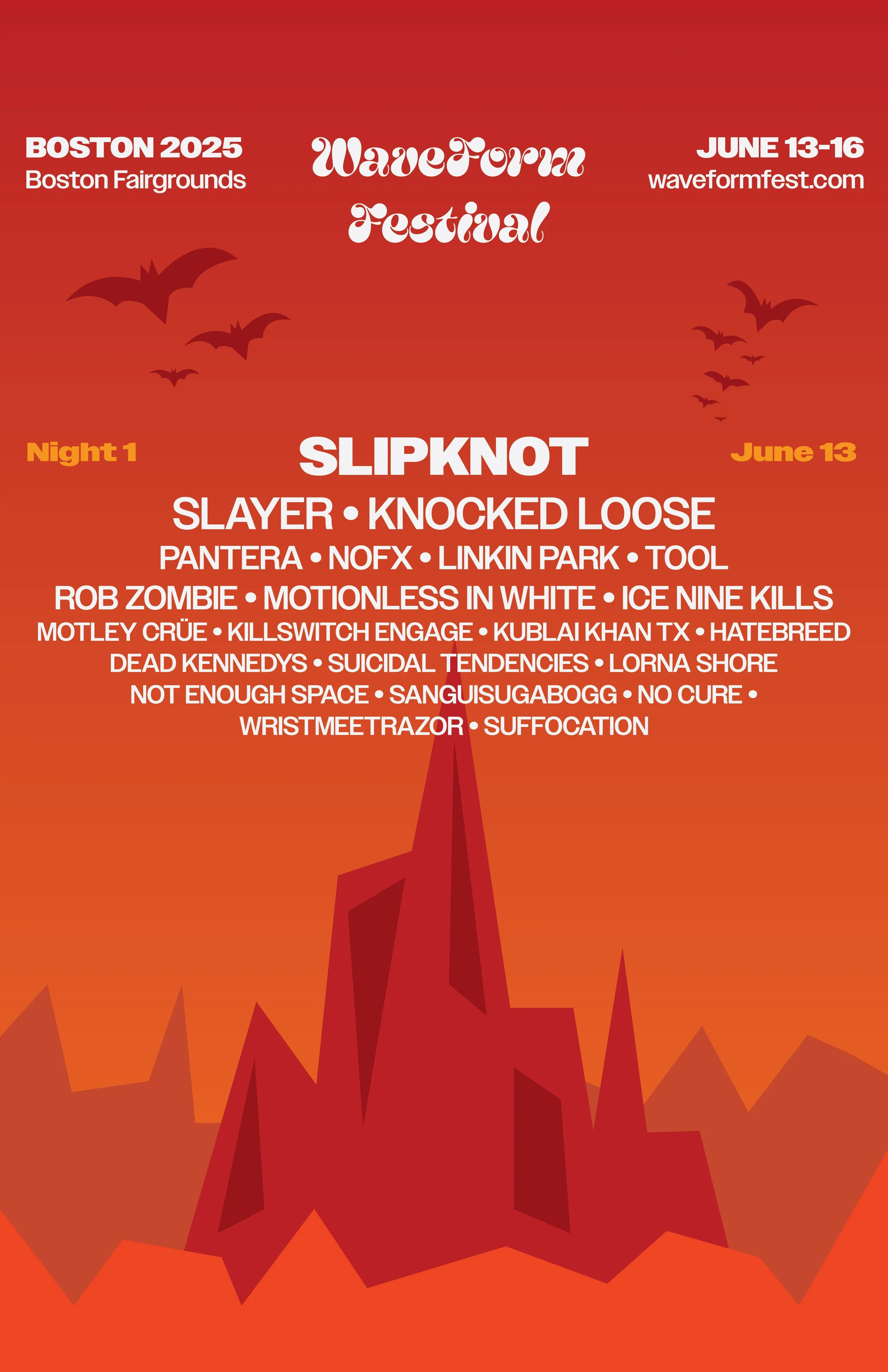 Poster design concept for a concert