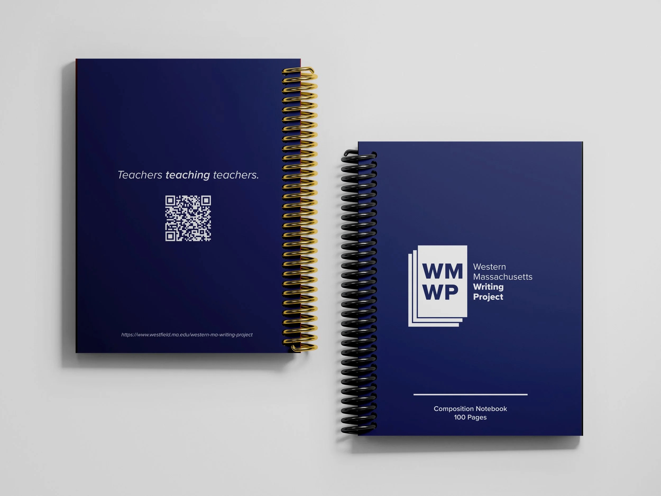 Design mockup for a notebook