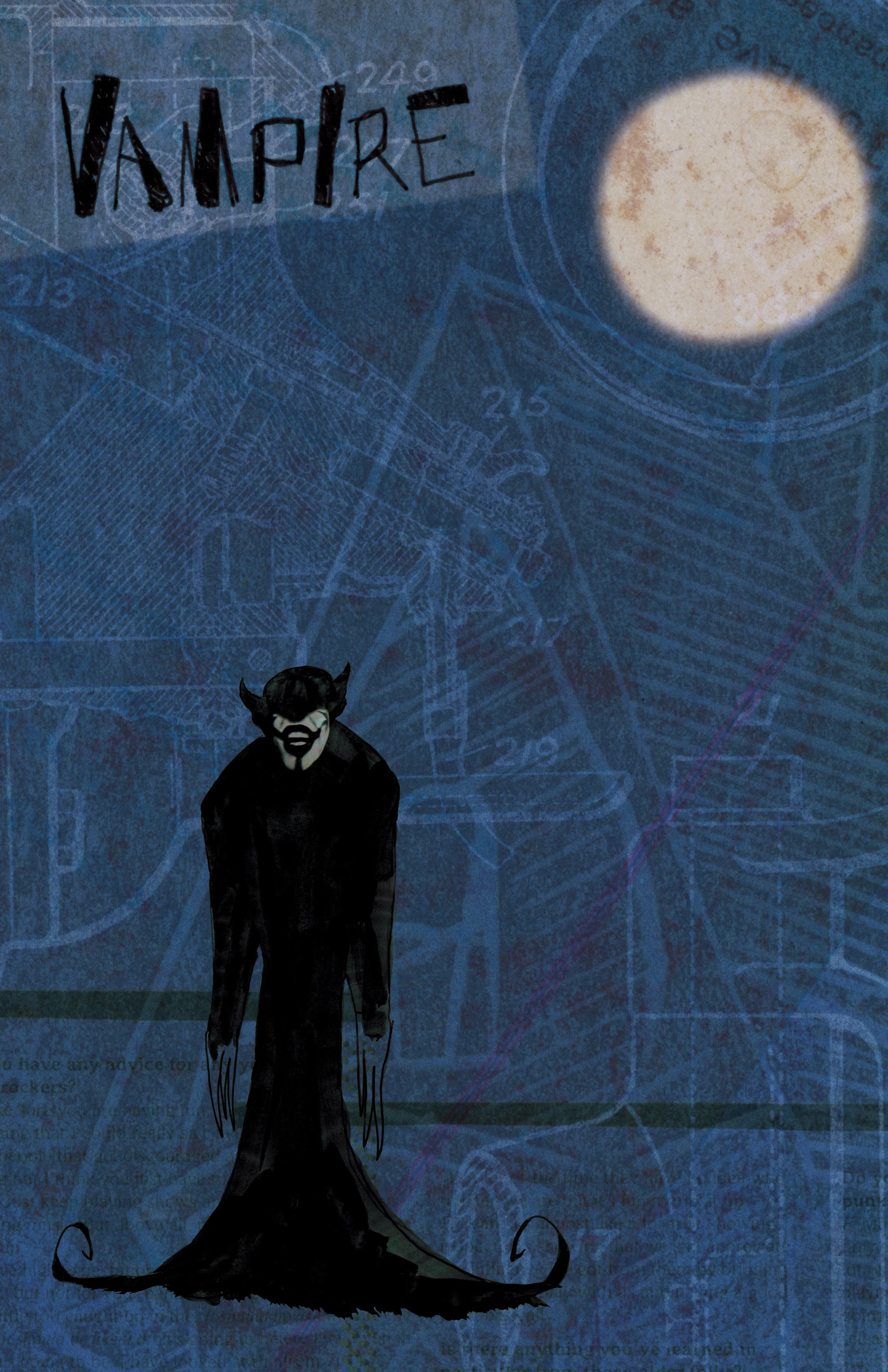 Vampire Book Page - 2024 - Photoshop