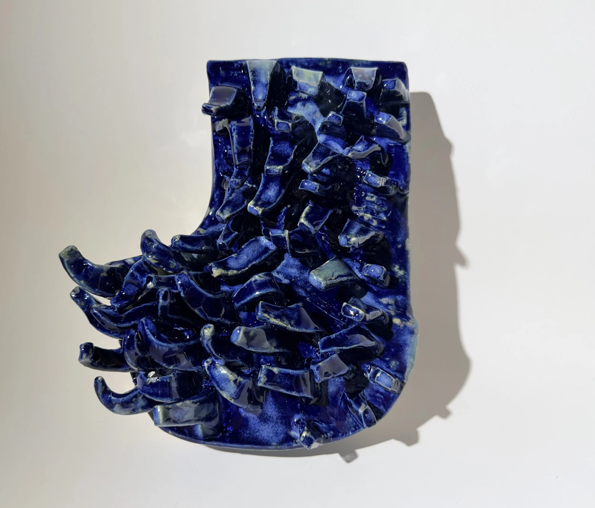 "Undulate" - 2025 - Clay, glaze