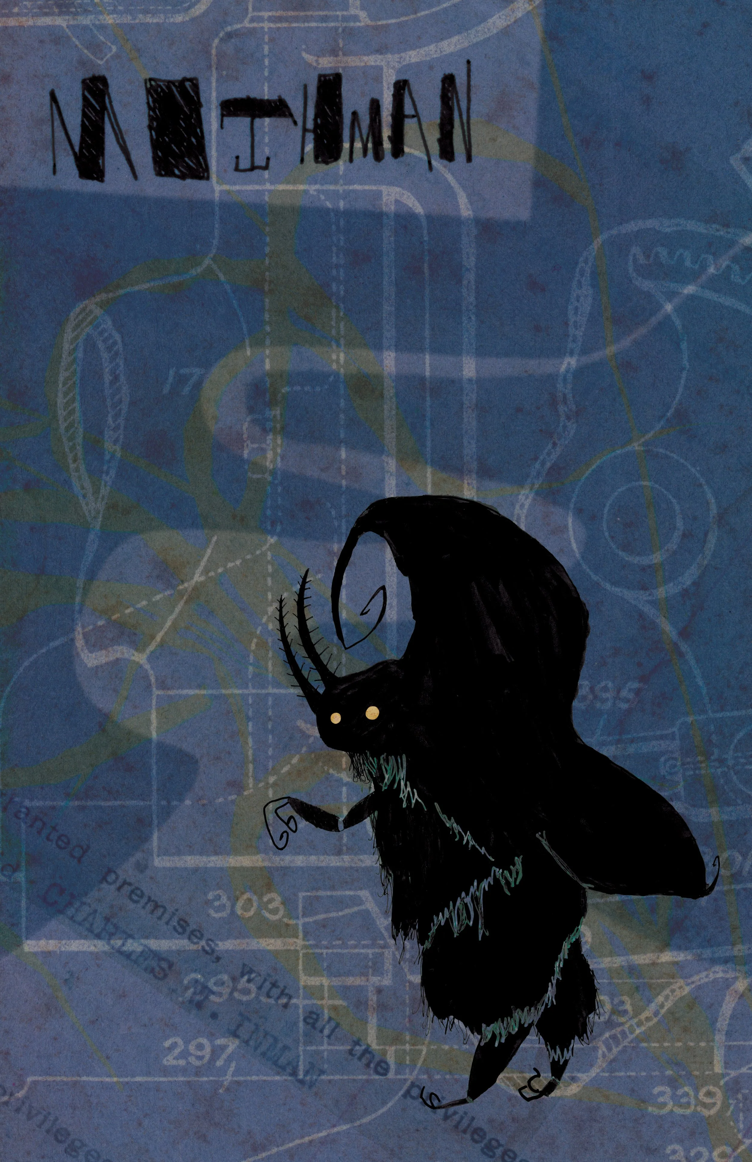 Mothman Book Page - 2024 - Photoshop