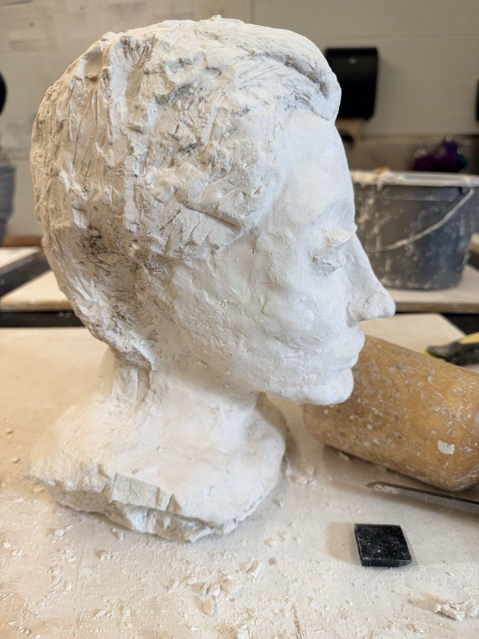 Self Portrait Bust - 2025 - Plaster