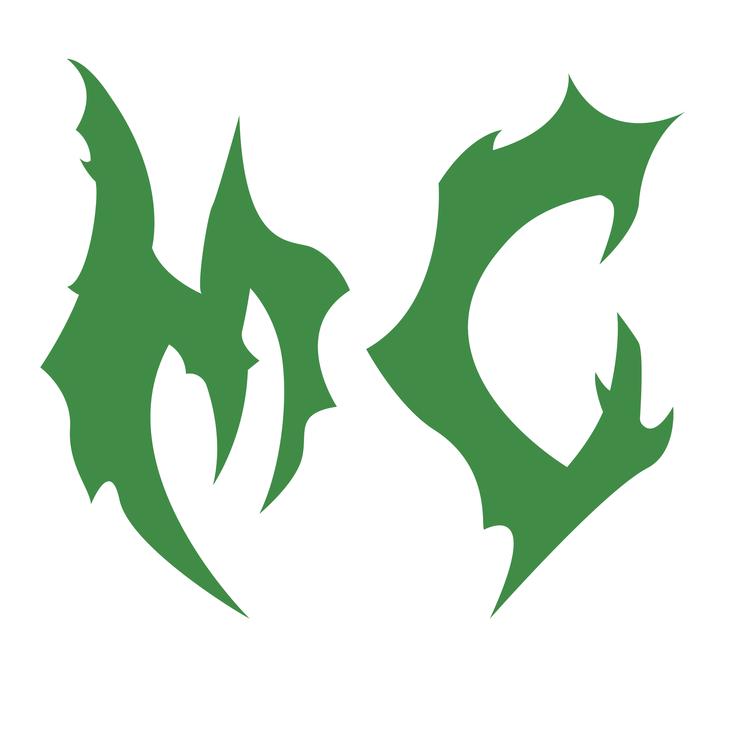 Logo design for thesis project, "MC" for Midnight Collective