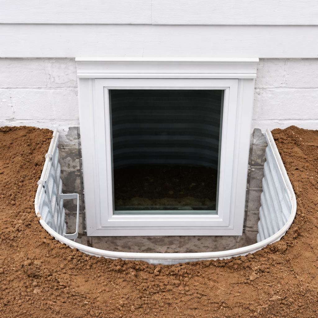 Standard Vinyl Egress Window Package
