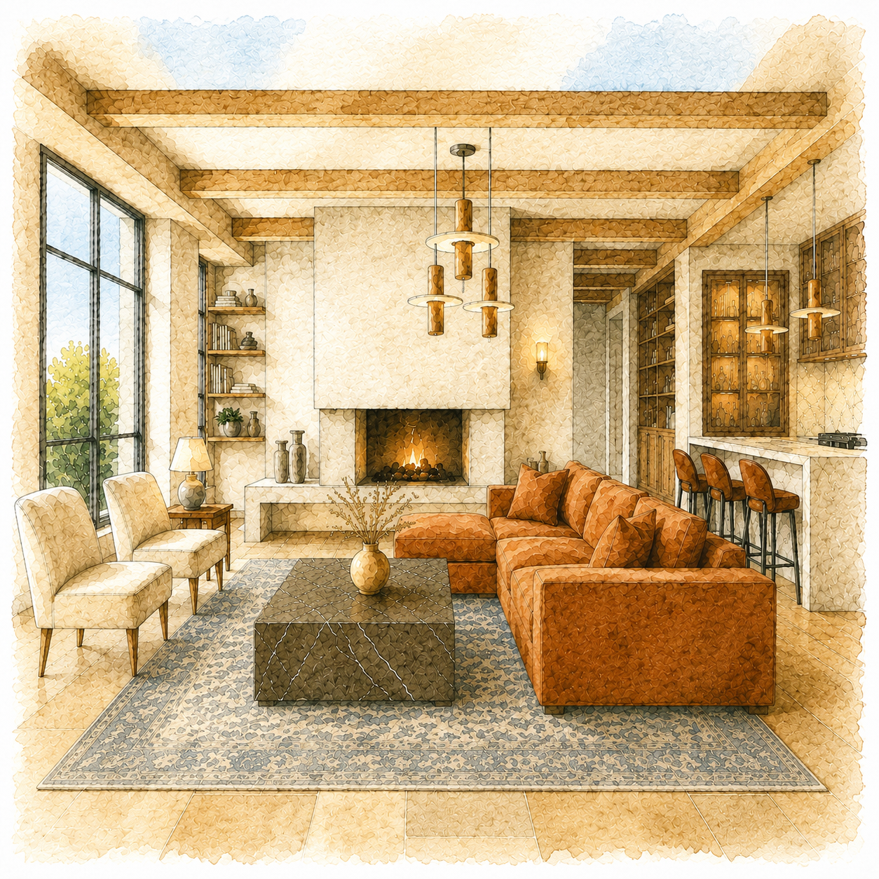 Project ~ Middle East Villa | Studio ~ Sam da Cunha Oakes