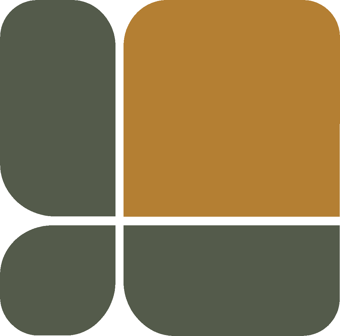 Geometric drawing of an outline square with sections divided by vertical, horizontal, and diagonal lines.