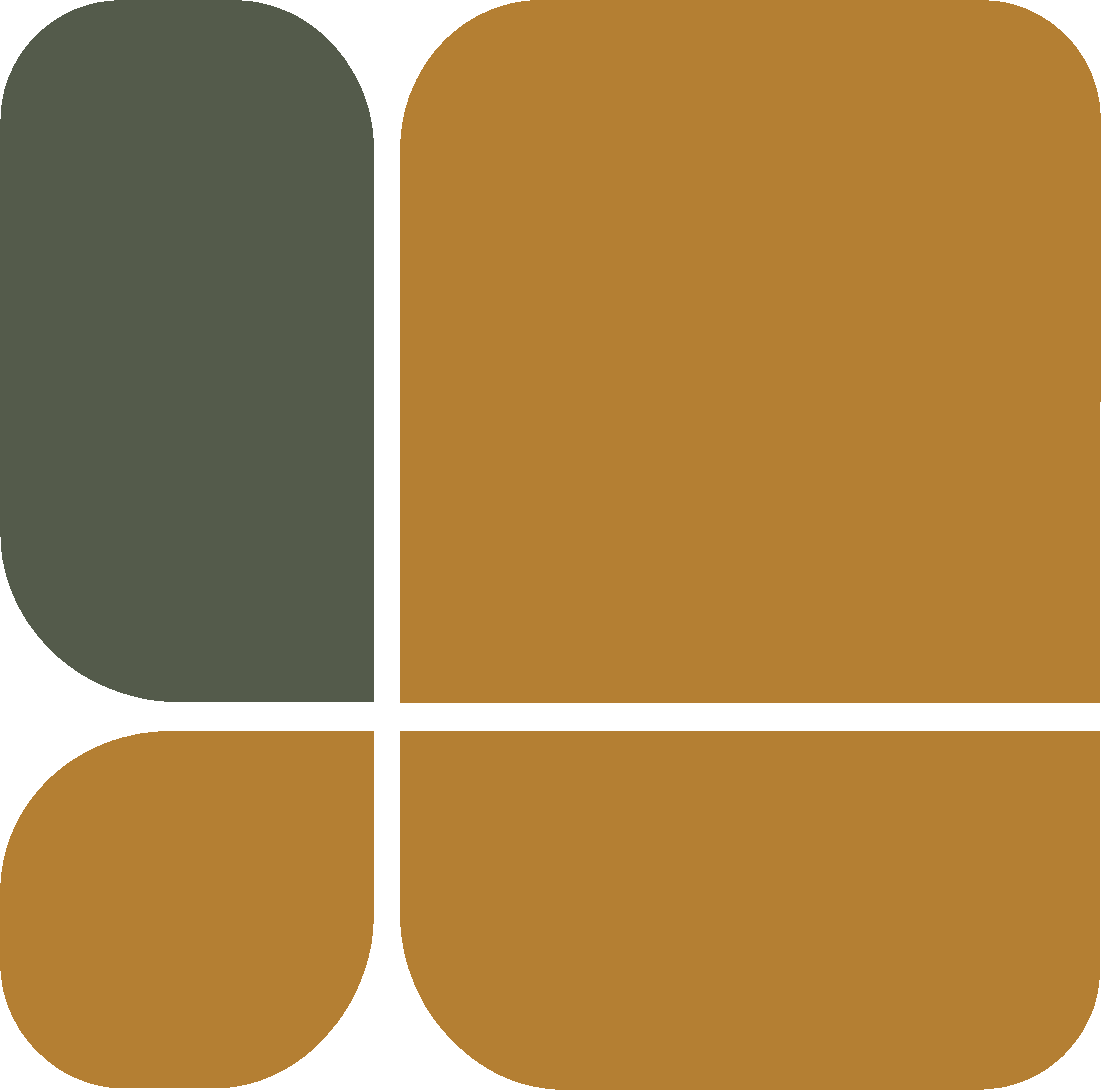 Geometric drawing of an outline square with sections divided by vertical, horizontal, and circle lines.