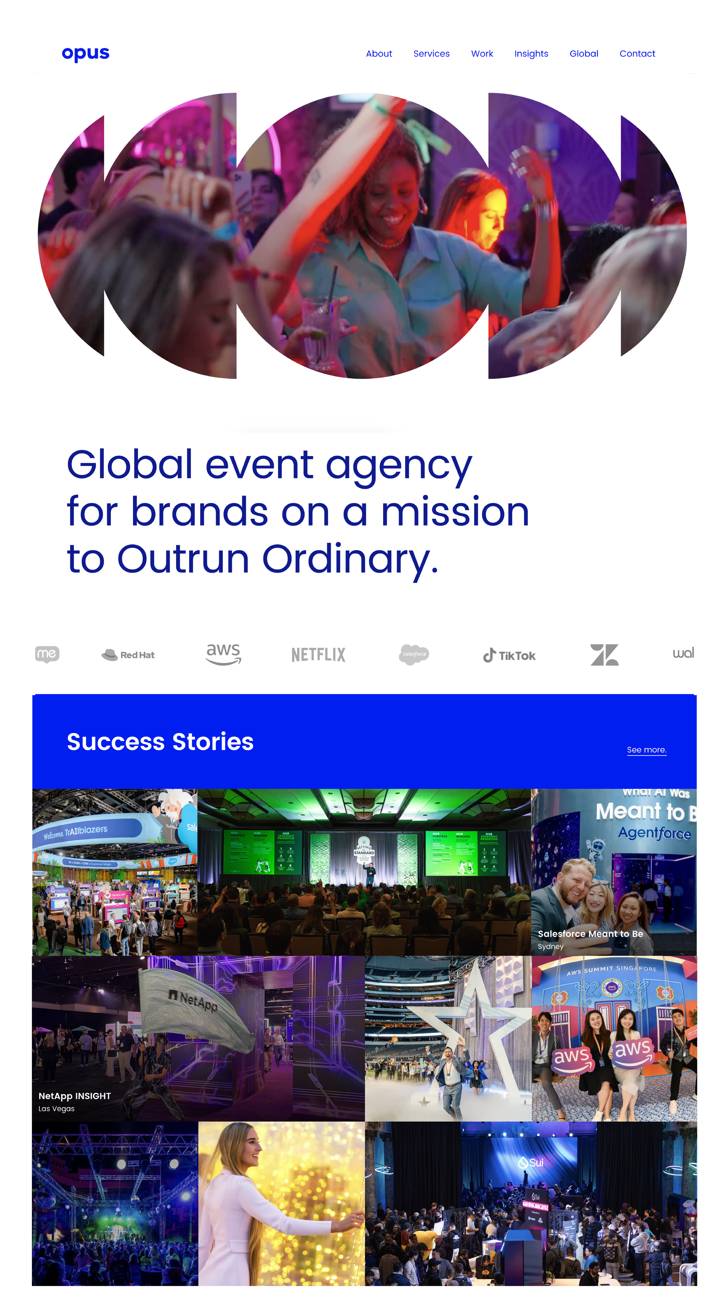 Opus Agency Website
