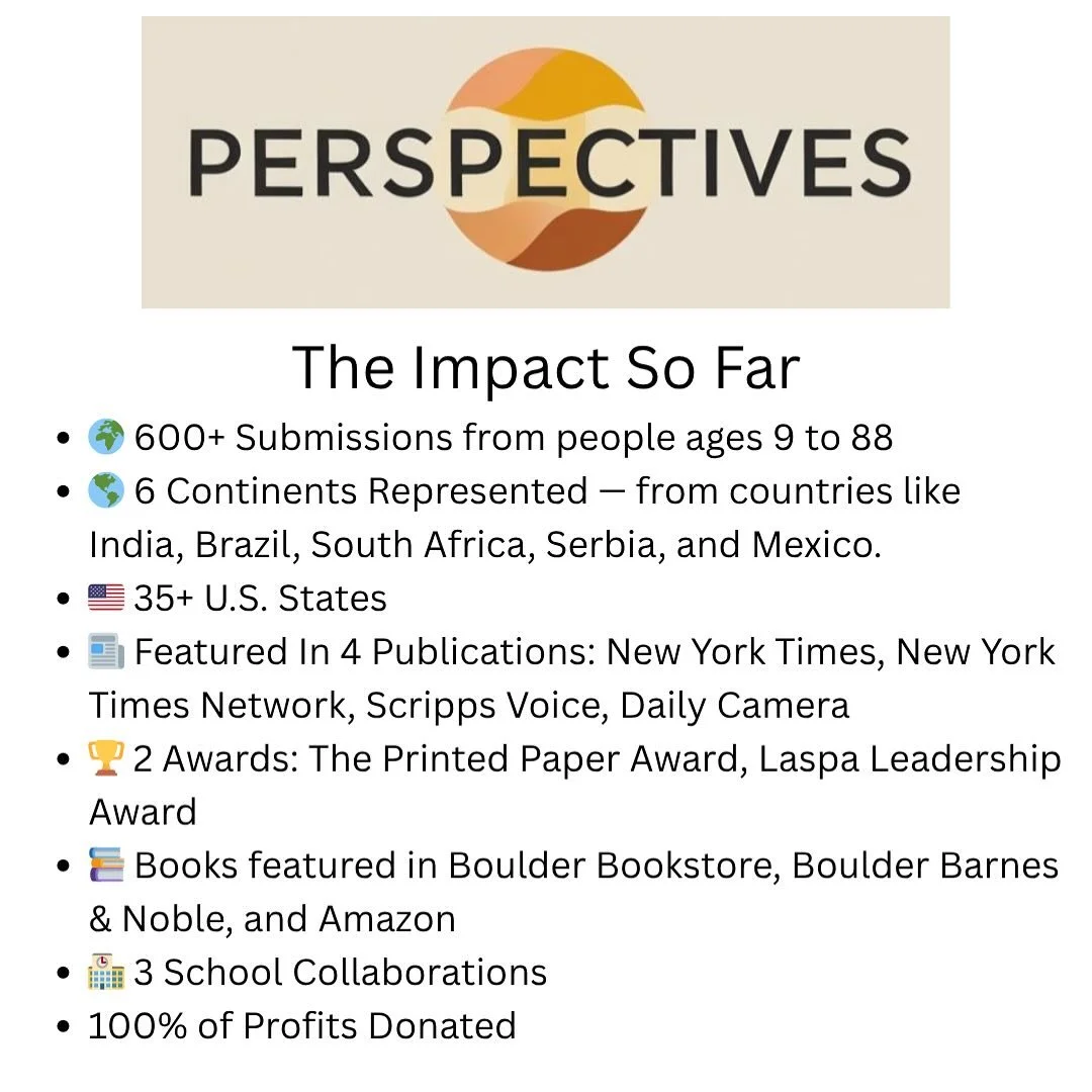 Just getting started🙌Thank you for being part of the impact! Be part of the next book: link in bio. #Perspectives #ThePerspectivesProject