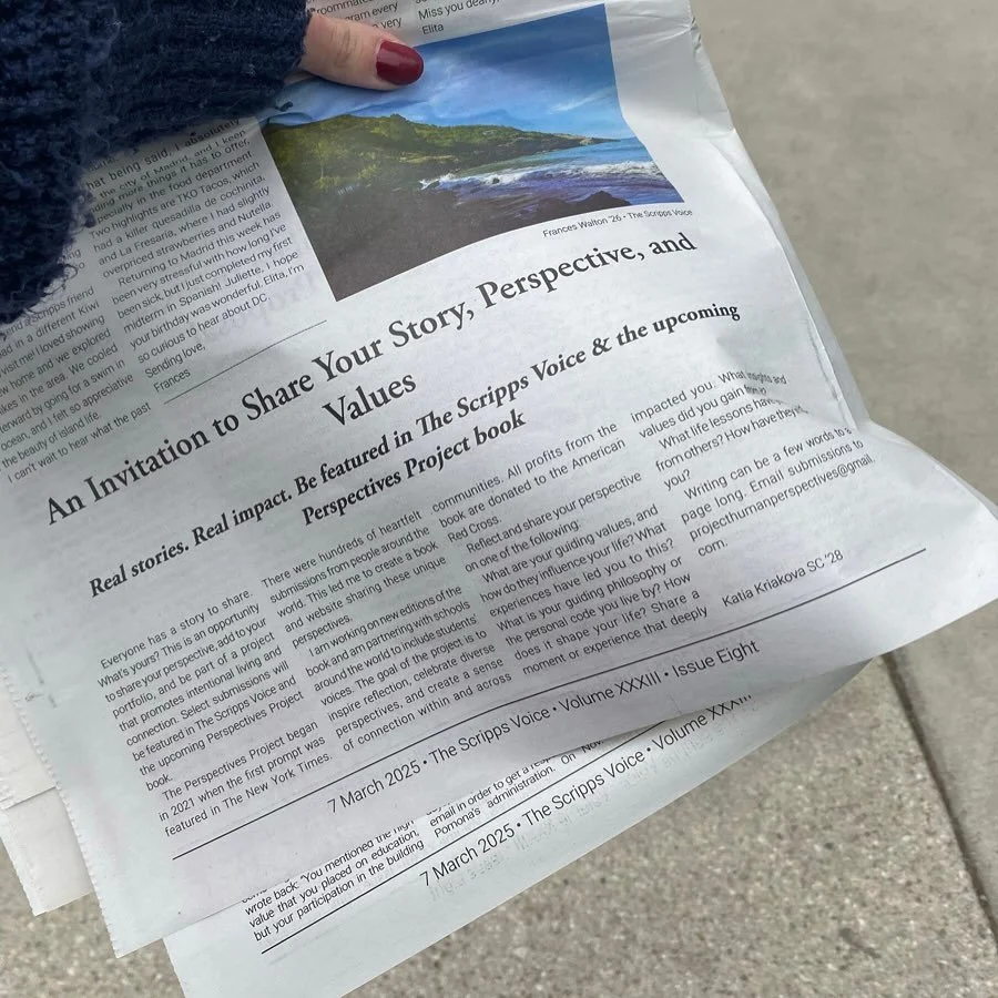 So excited to share that The Perspectives Project is featured in The Scripps Voice!