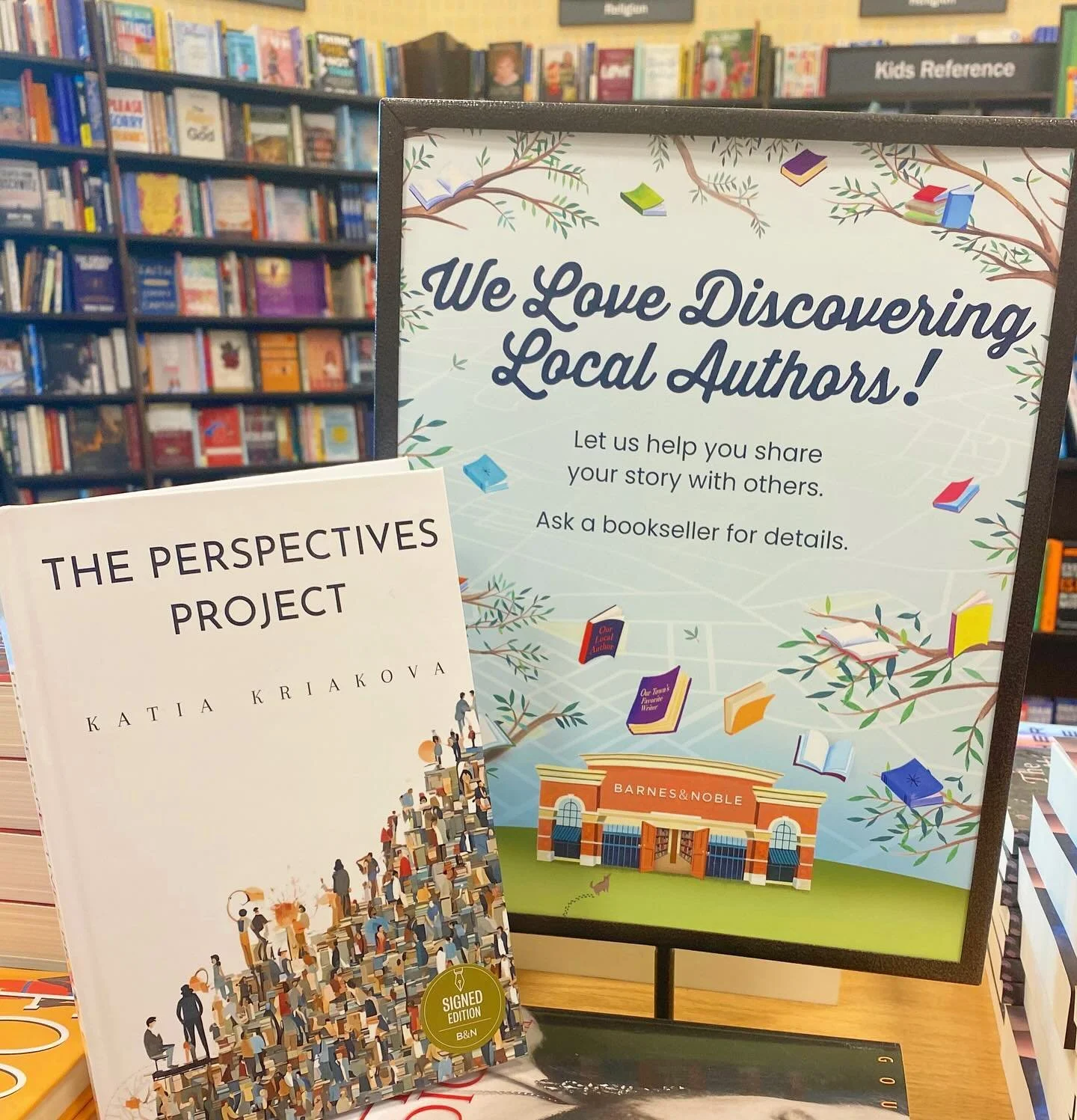 Signed copies now at local Barnes &amp; Noble!!!