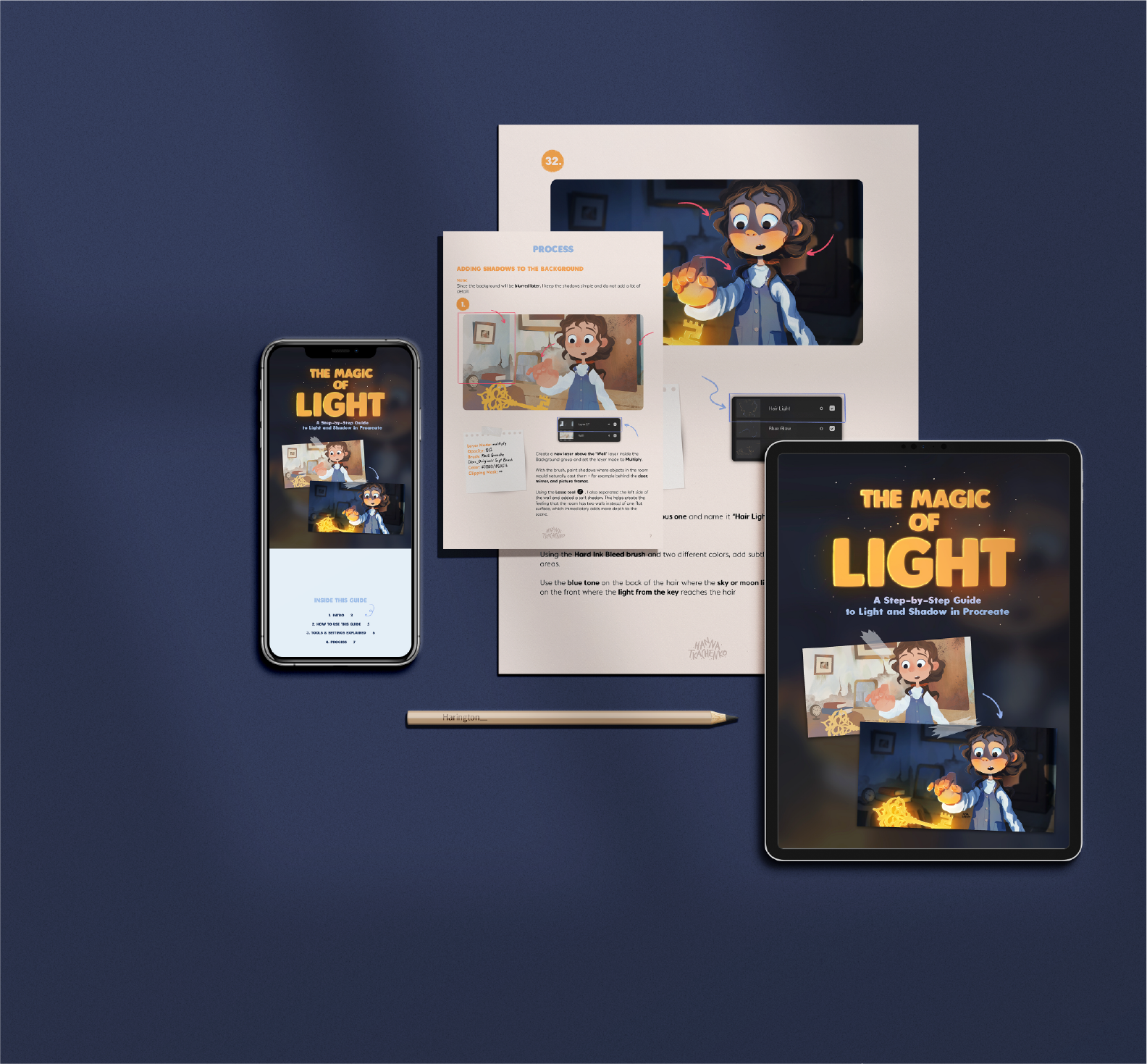 Magical Lighting Tutorial for Procreate – Step-by-Step PDF Guide