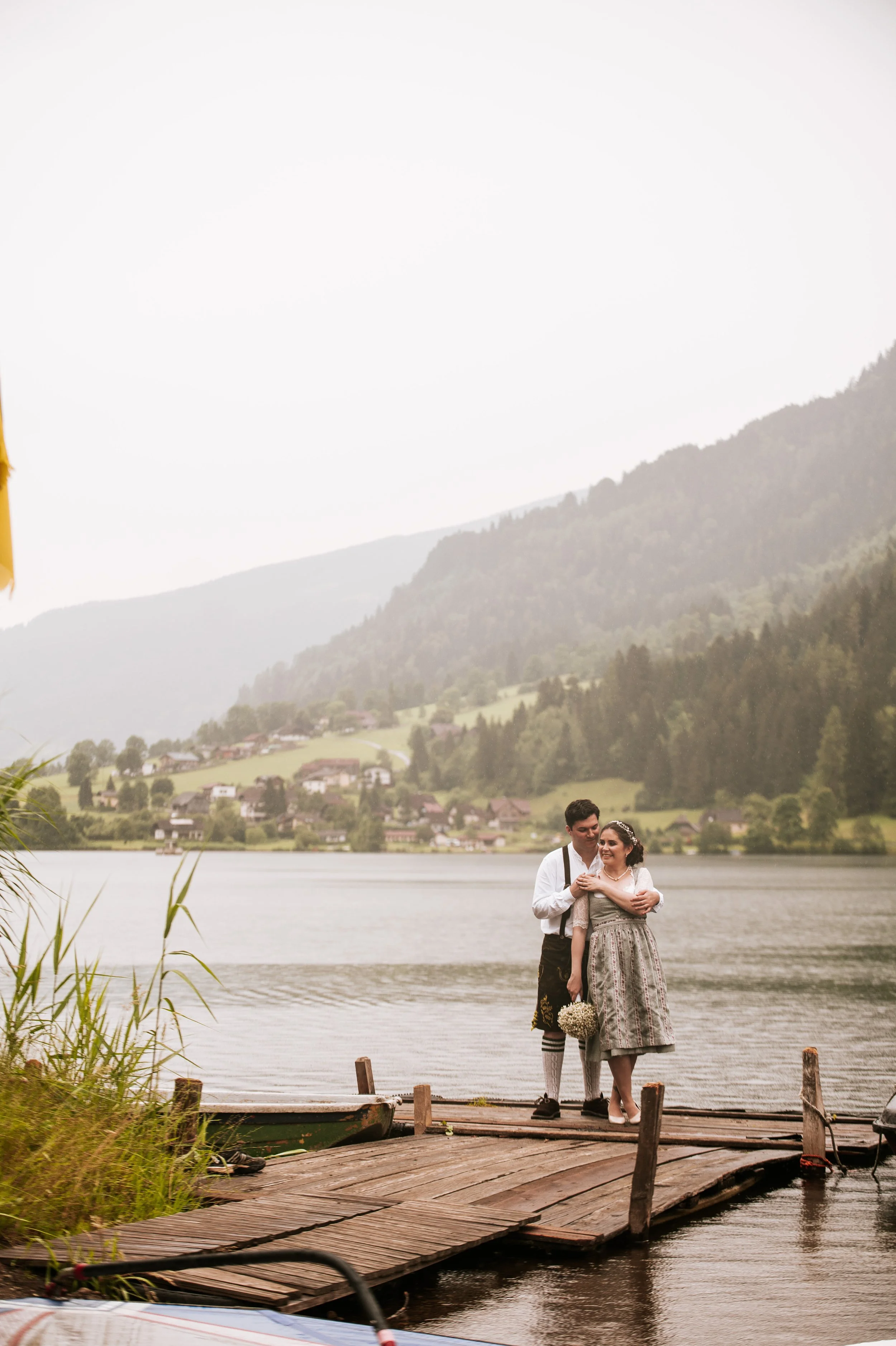 Austrian countryside wedding couples photoshoot Ihsan Unuvar 