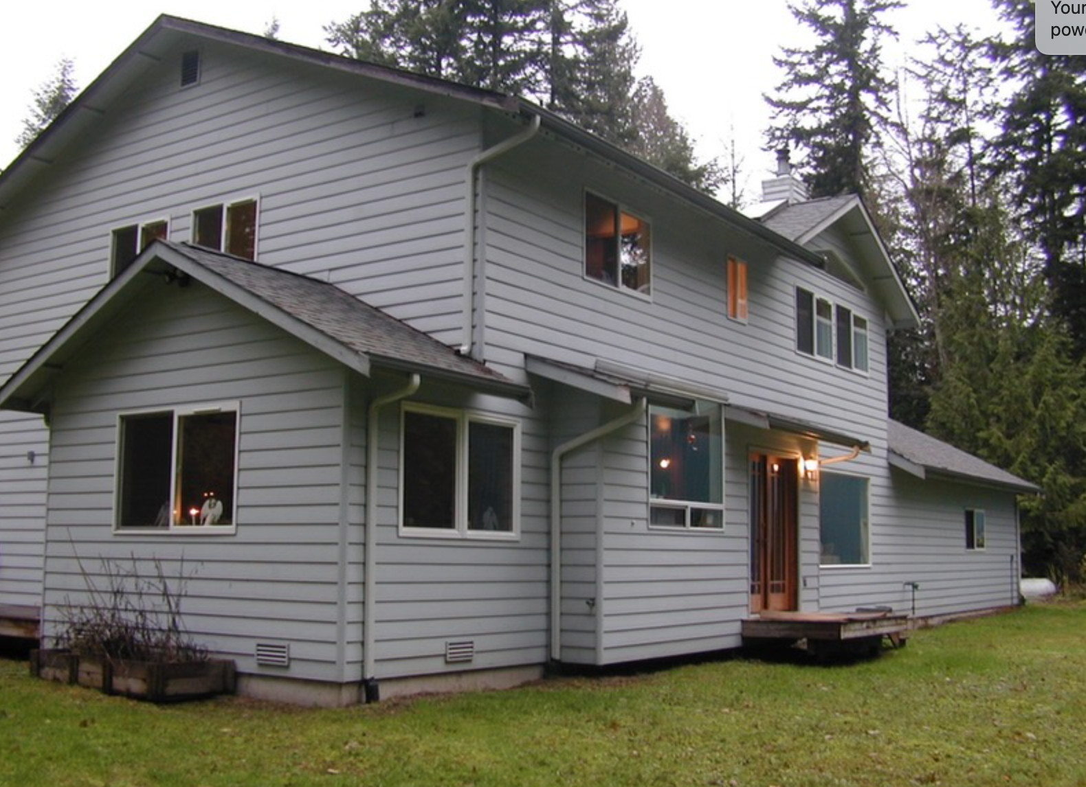 Back of Residence - BEFORE