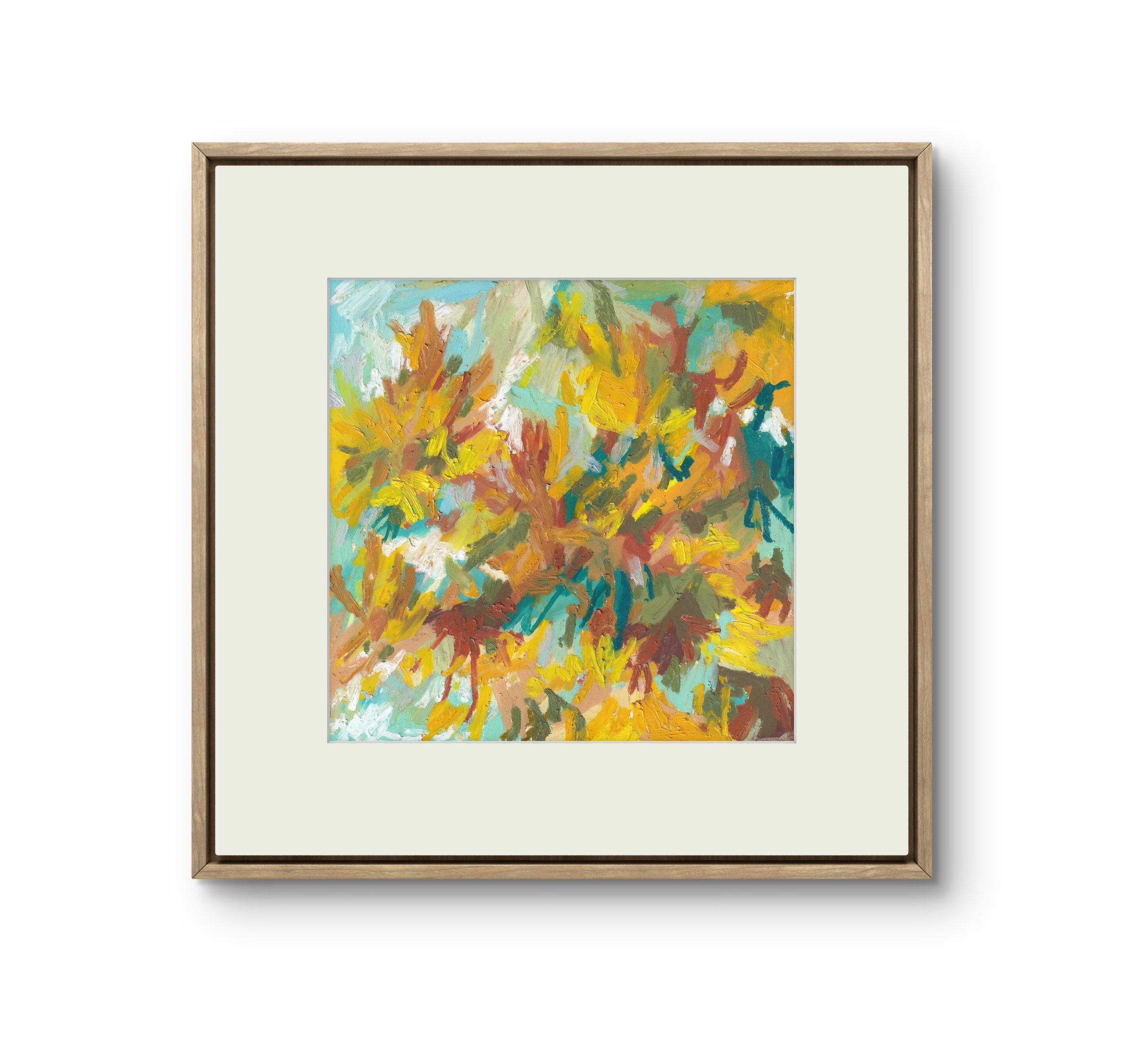 Not Van Gogh's Sunflowers, 7.5 x 7.5"