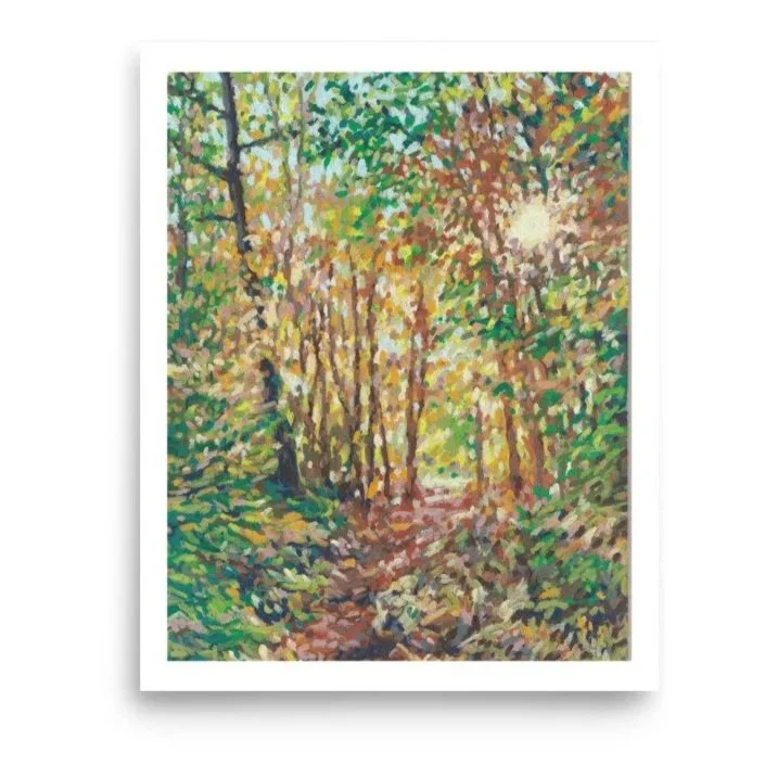 Autumn Woods - Poster Print