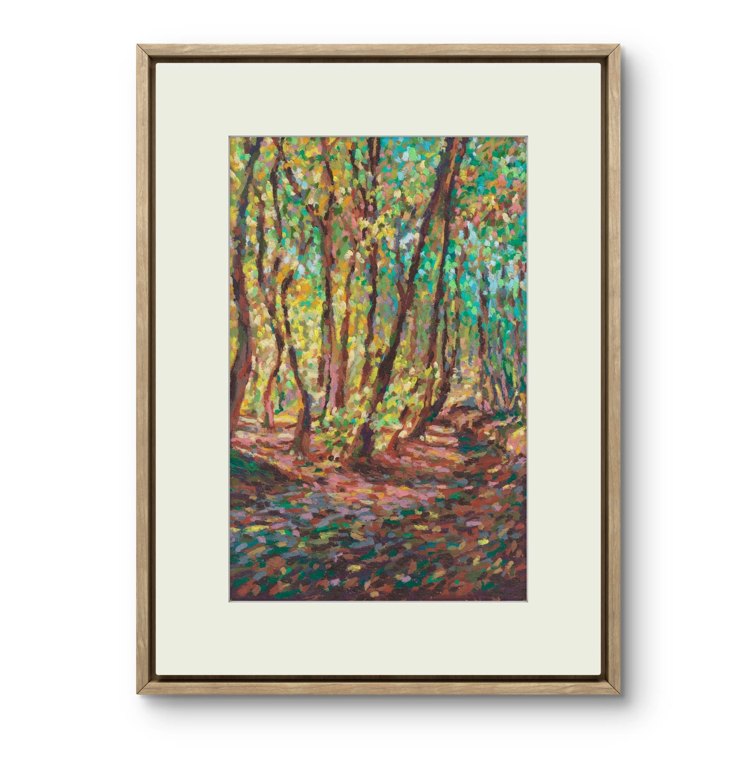 Glowing Woods, 6 x 9"
