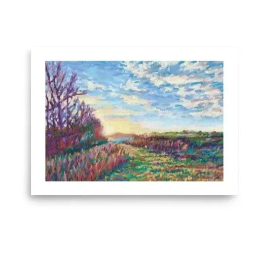 Golden Hour Field - Poster Print