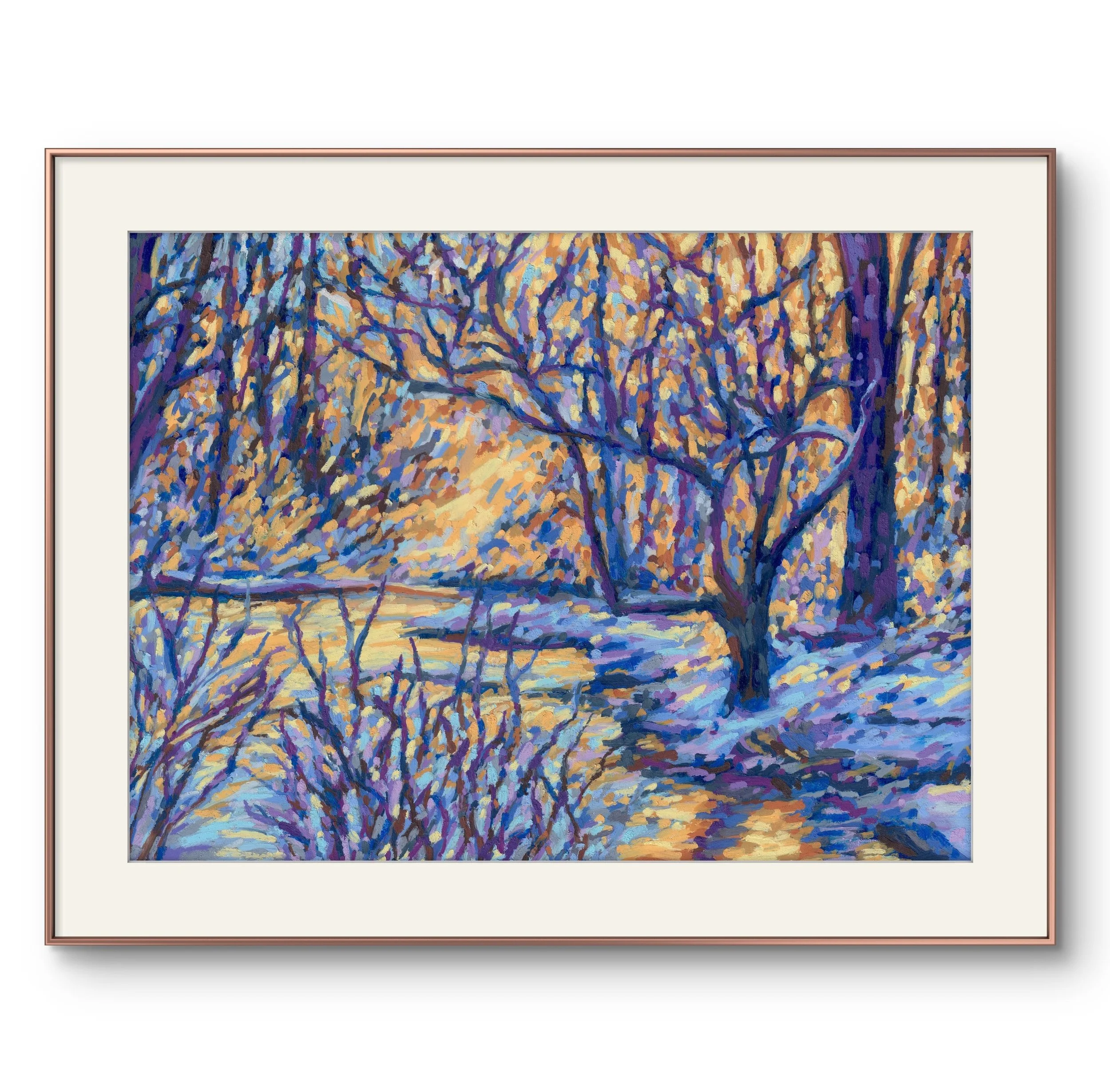 Winter Reflections, 11 x 14