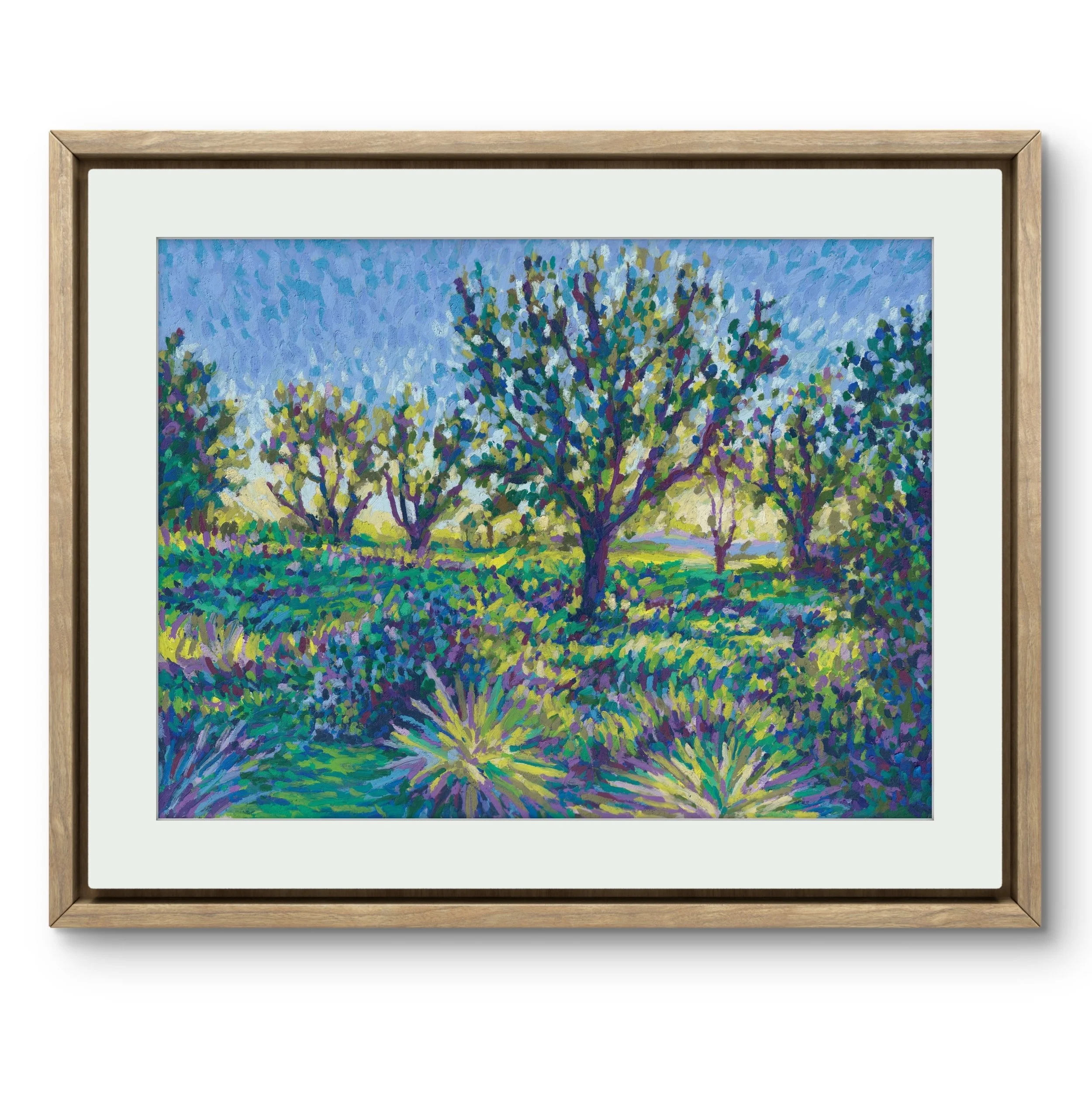 Glowing Meadow, 9 x 12"