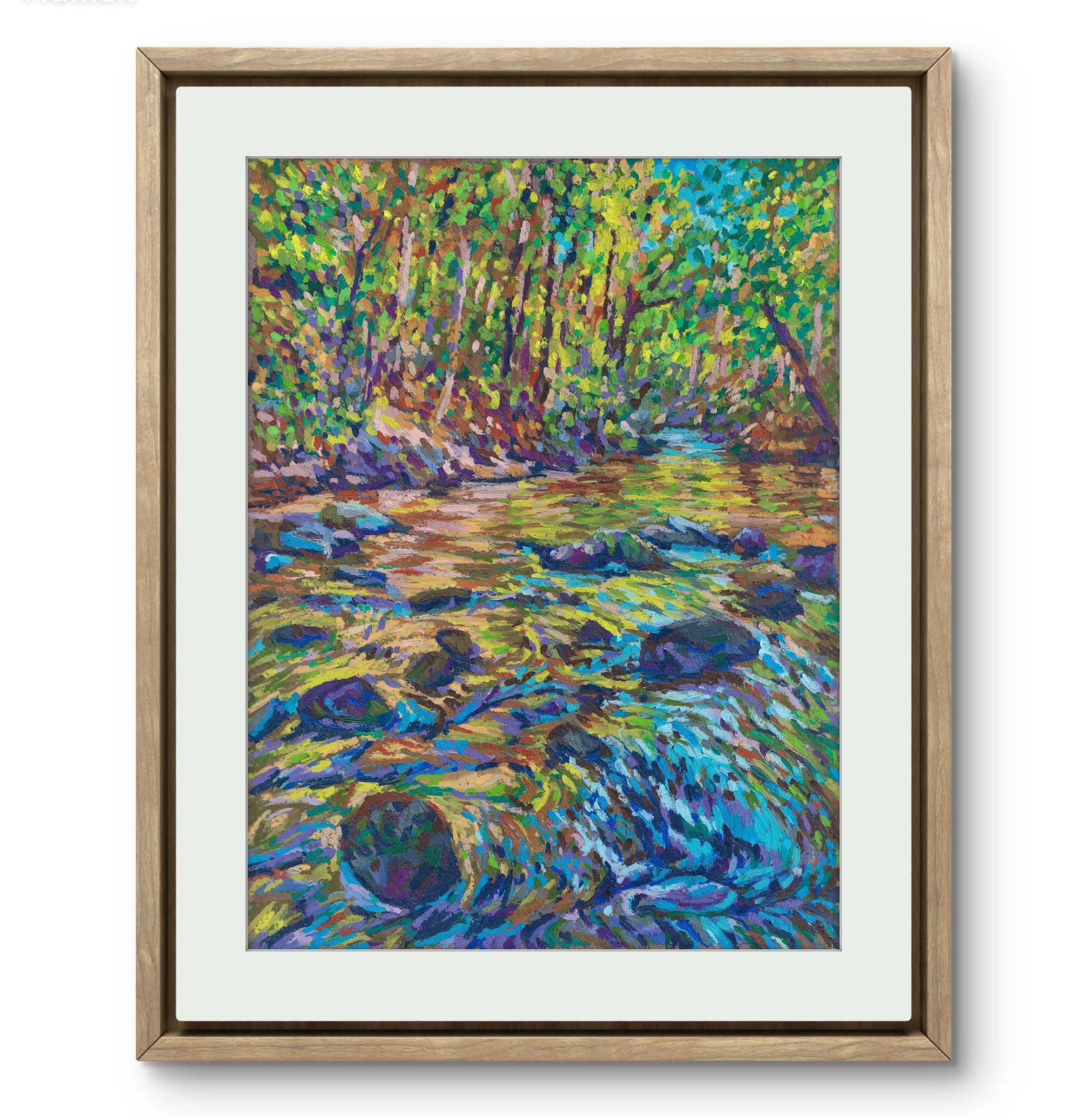 Rainbow River, 8 x 11"