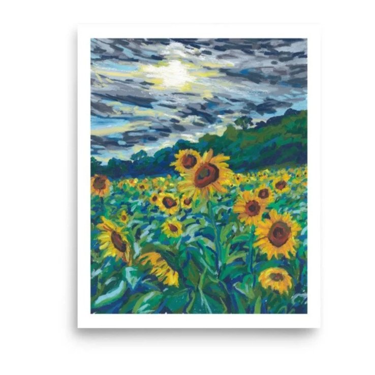 Sunflower Field - Poster Print
