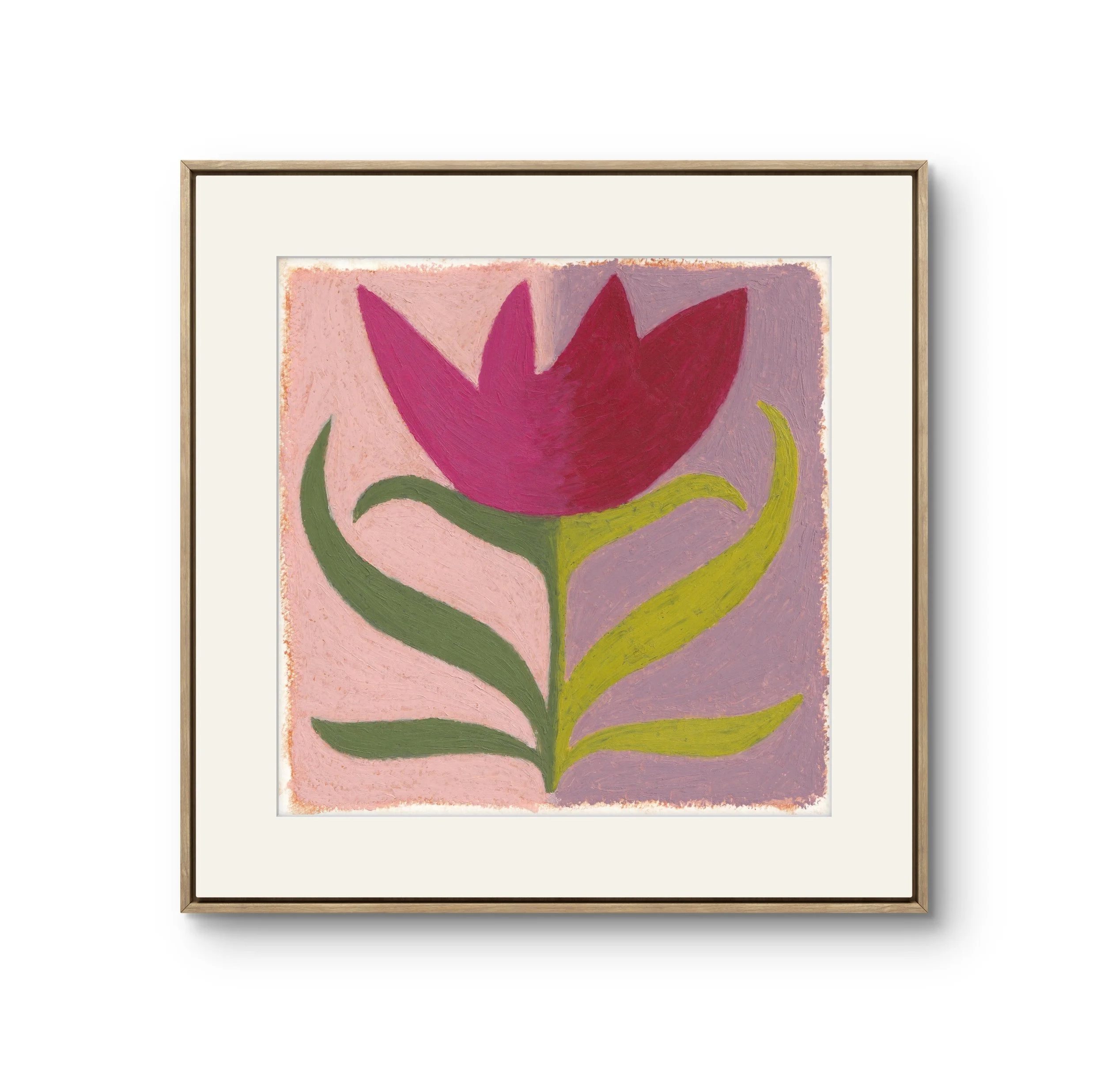 Wilting rose, 8x8"