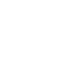 A stylized, abstract black and white logo with geometric shapes forming a modern design.