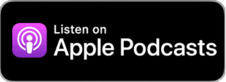 Apple Podcasts logo and text indicating listening option