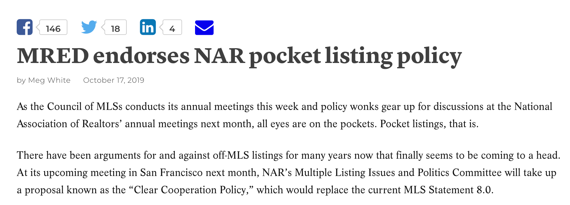 chicagoagentmagazine-association-2019-10-17-mred-nar-pocket-listing-policy.png