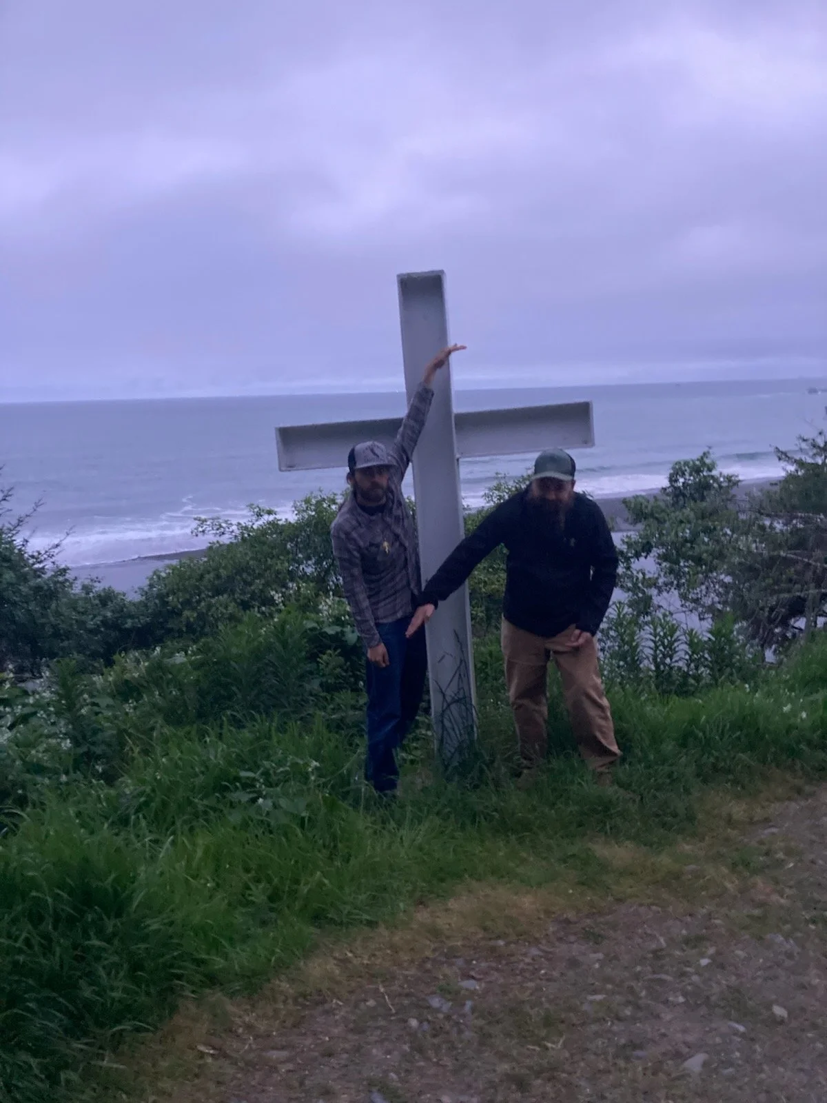Our guys making a 3 bar cross! (some assembly required)