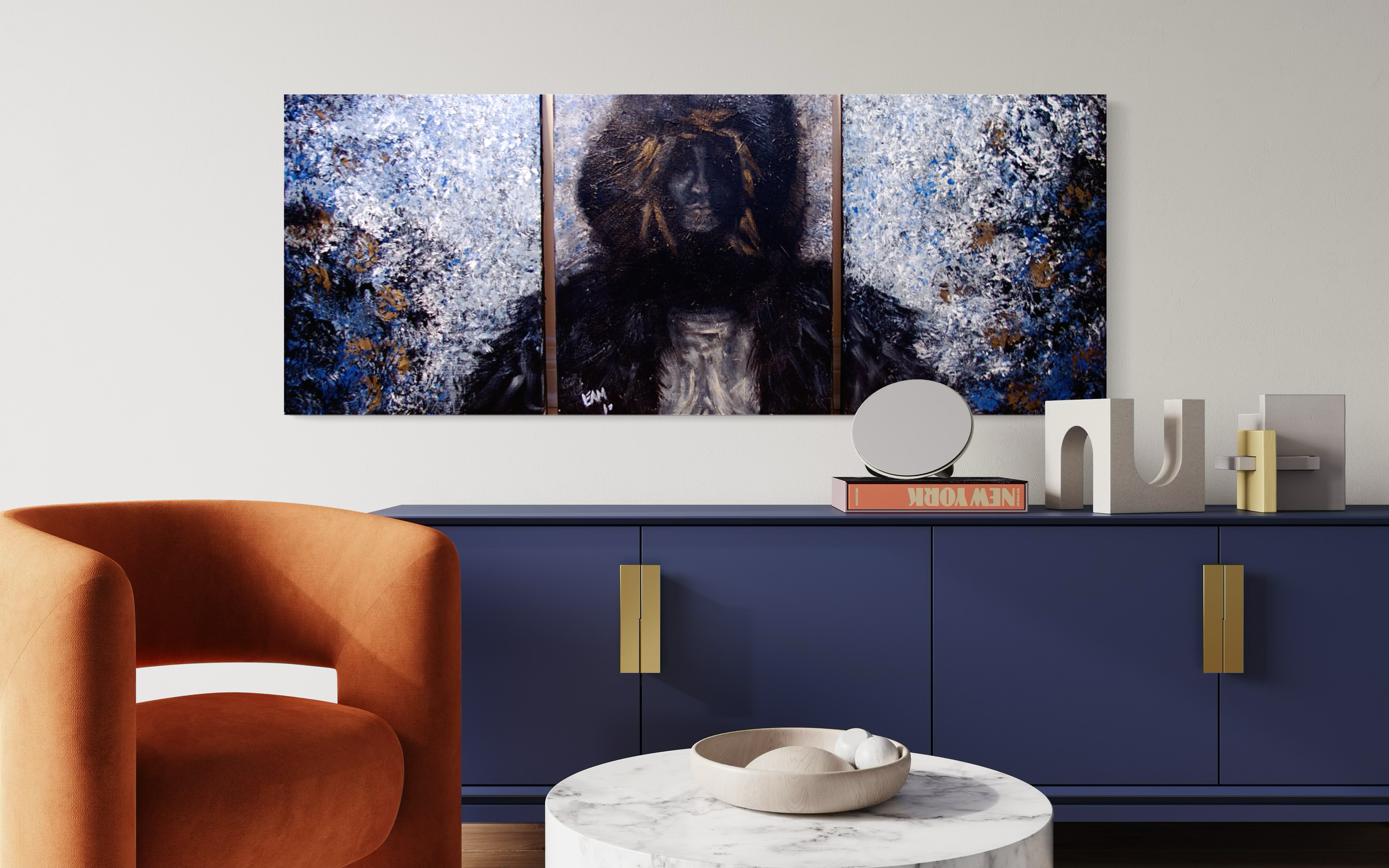 Nikita, 2010, acrylic on canvas, triptych, 20