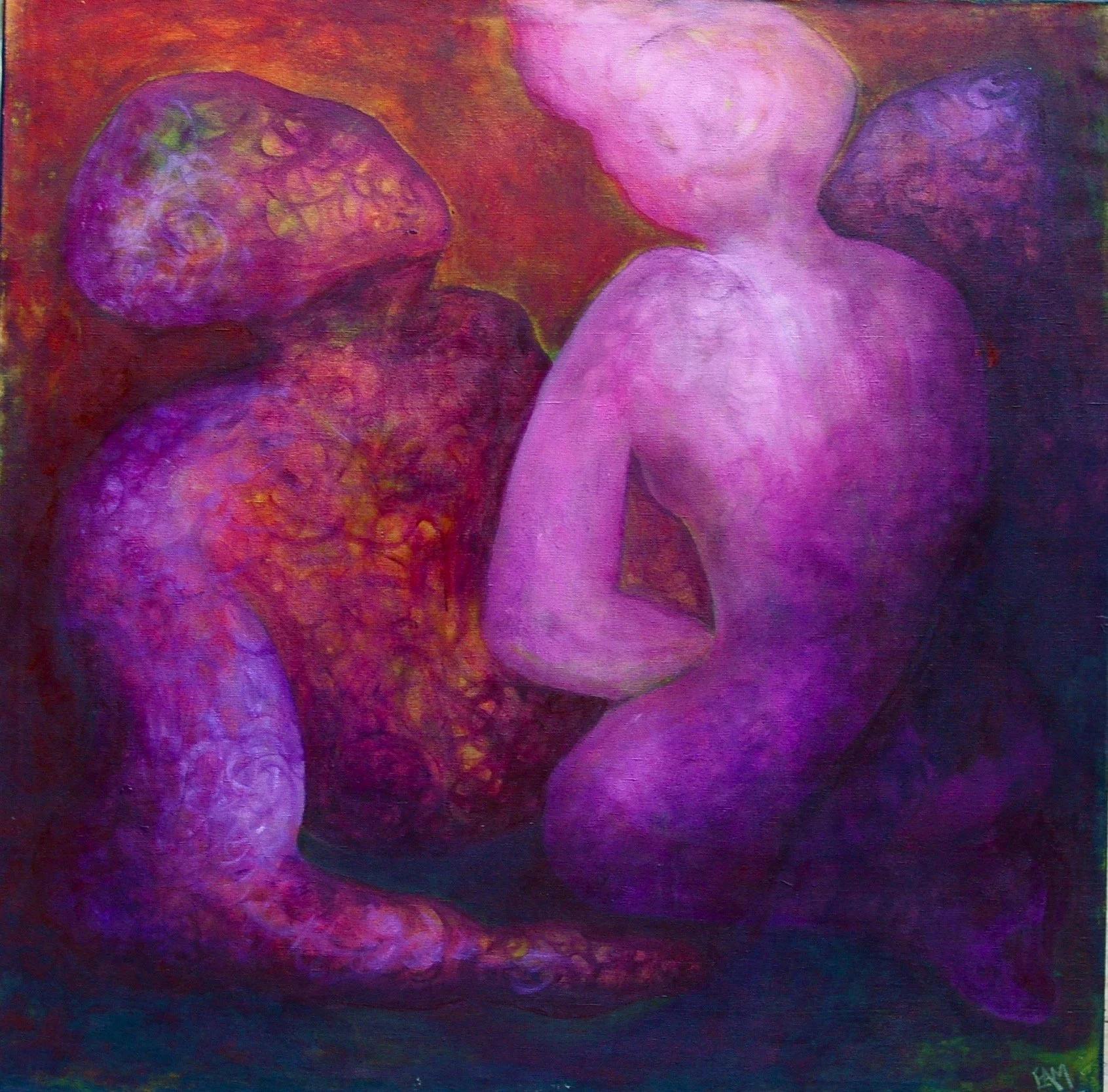 Formes et emotions, 2007, acrylic on canvas, 48'x48' .jpg