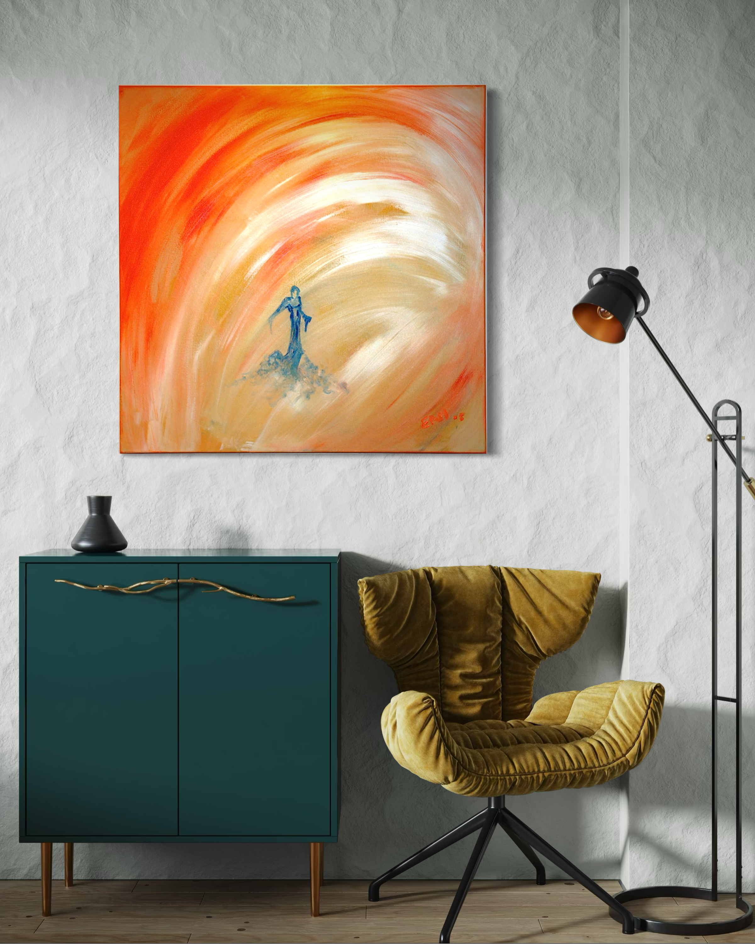 Soul Storm, 2008, acrylic on canvas, 36