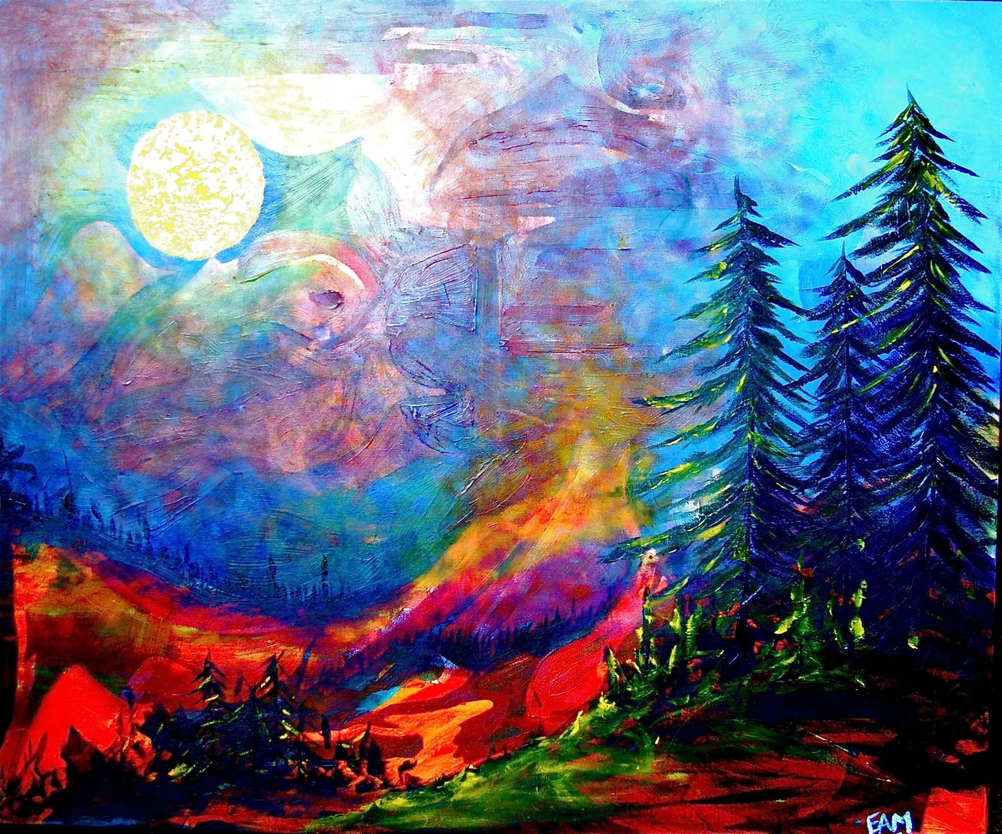 Autumn, 2007, acrylic on canvas, 30"x36". SOLD.