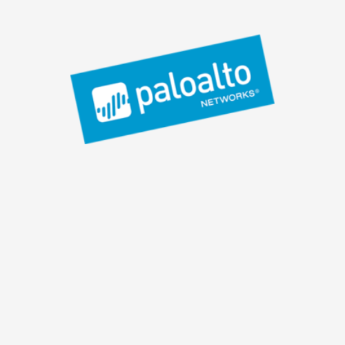 Palo Alto Networks logo on a blue rectangular background.