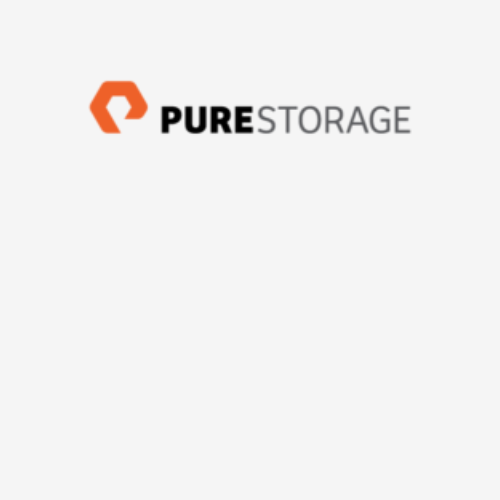 Pure Storage logo on a white background.